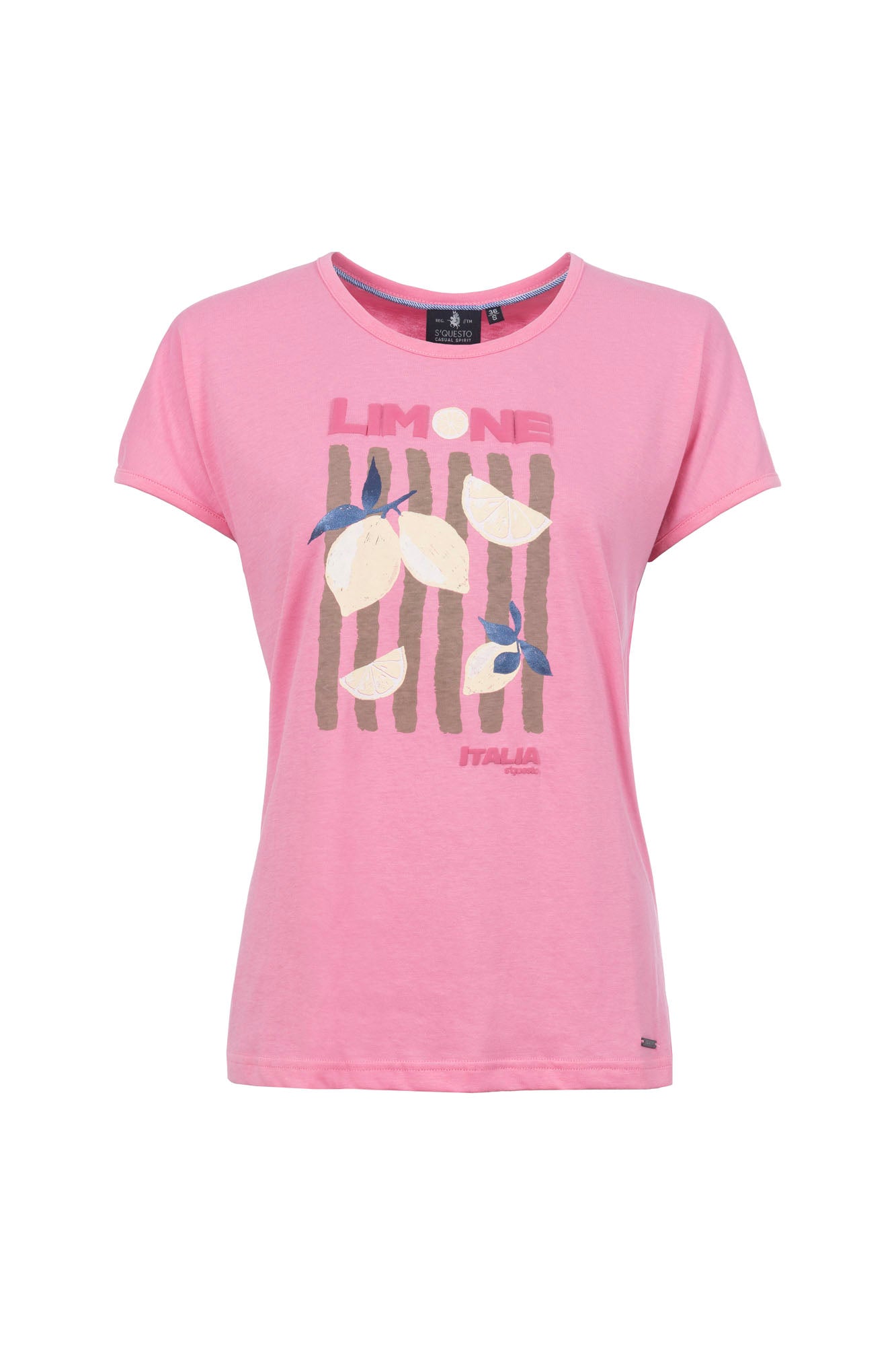 Soquesto Damen T-Shirts Mittelpink