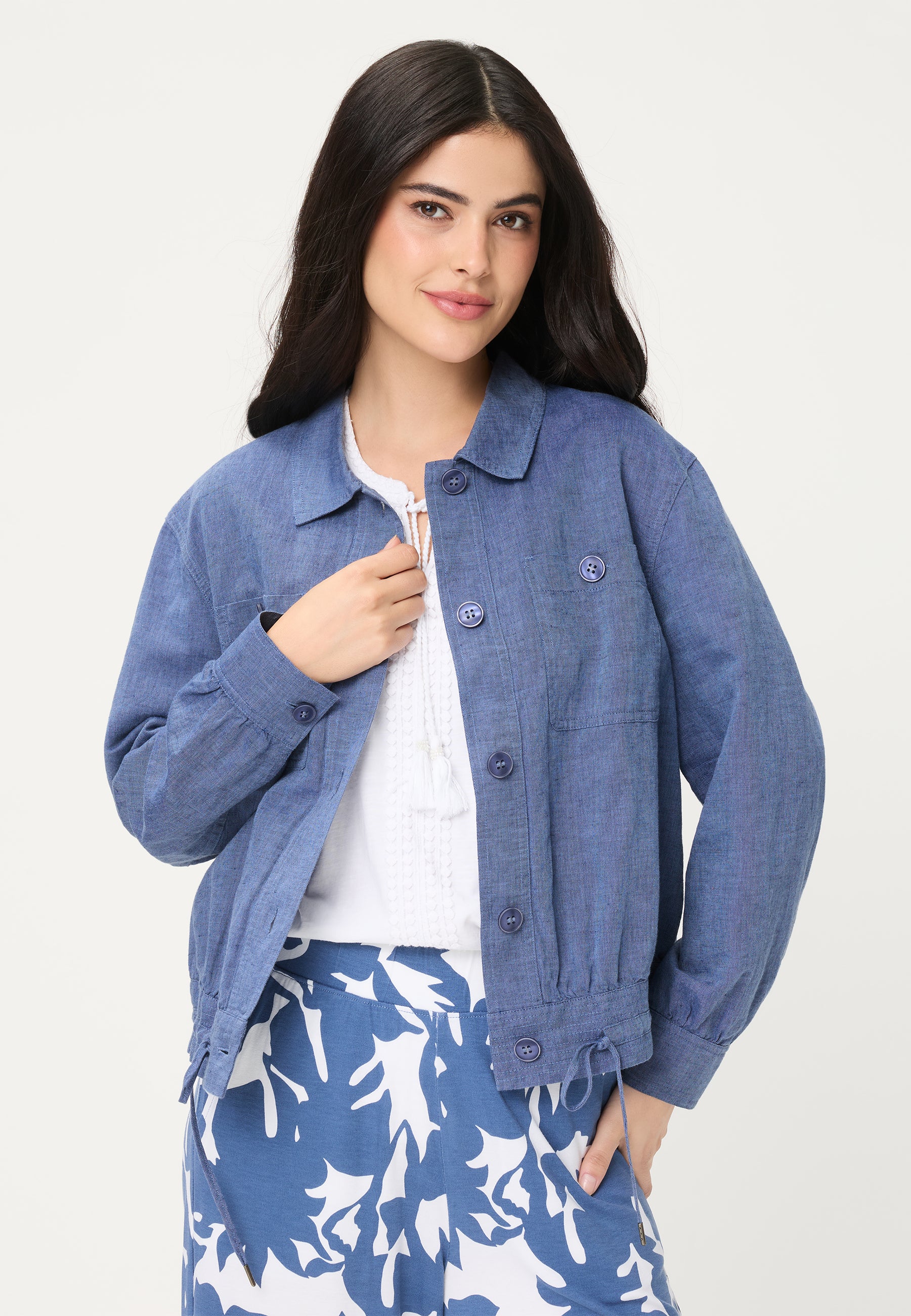 Olsen Damen Jacken Indigo De