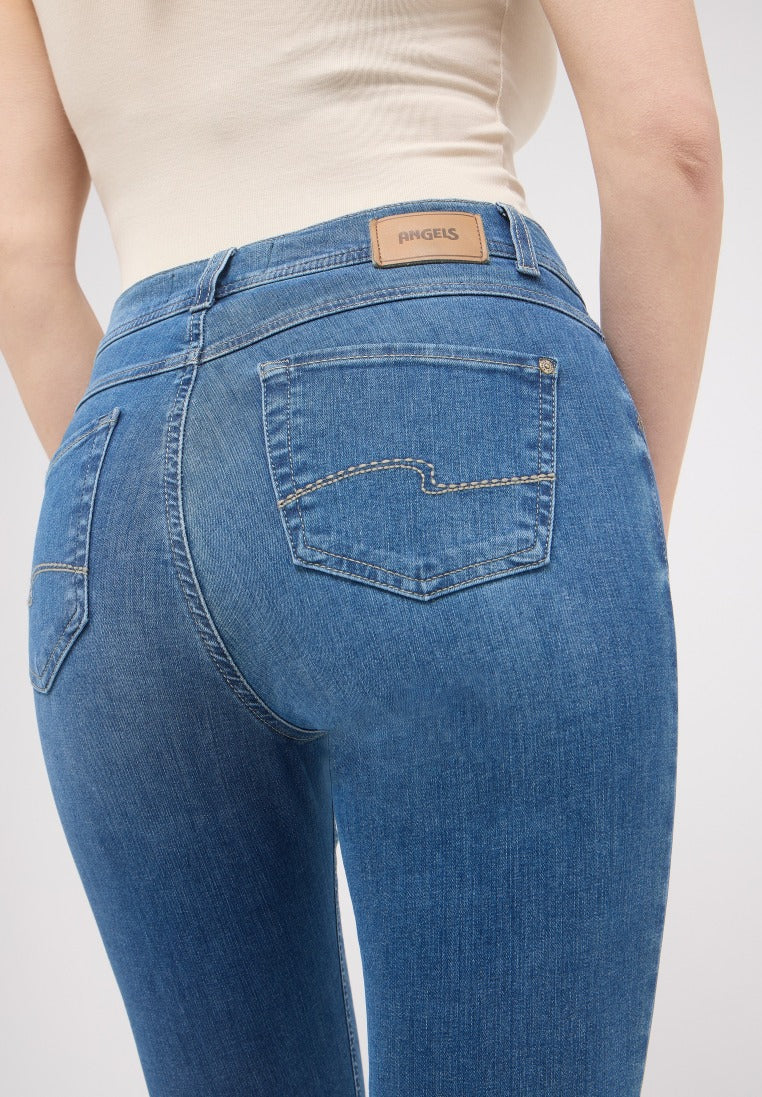 Angels Damen Jeans  Mid Blue U