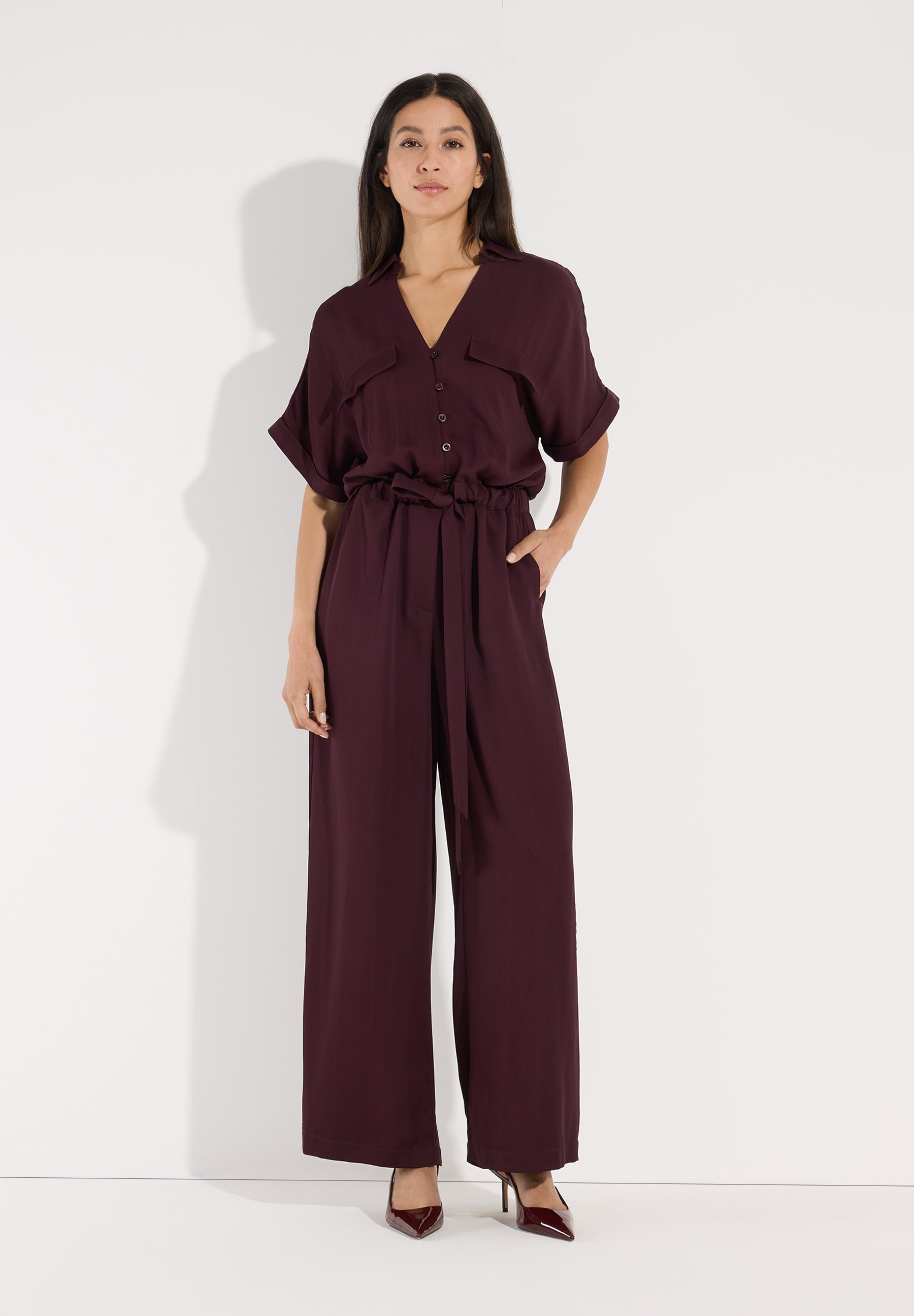 More & More Damen Hosen Ruby Orchi