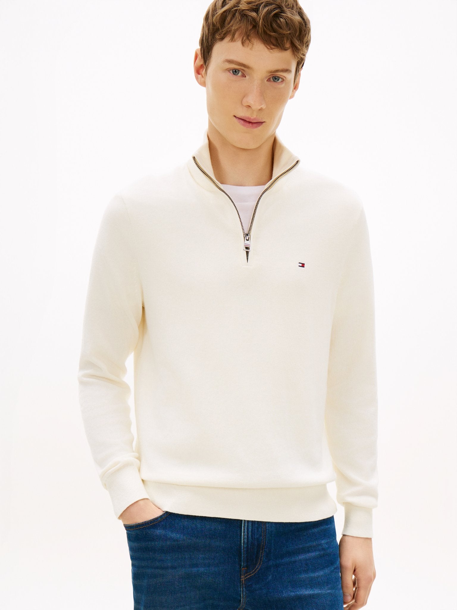 Tommy Hilfiger Herren Pullover Z Yellow