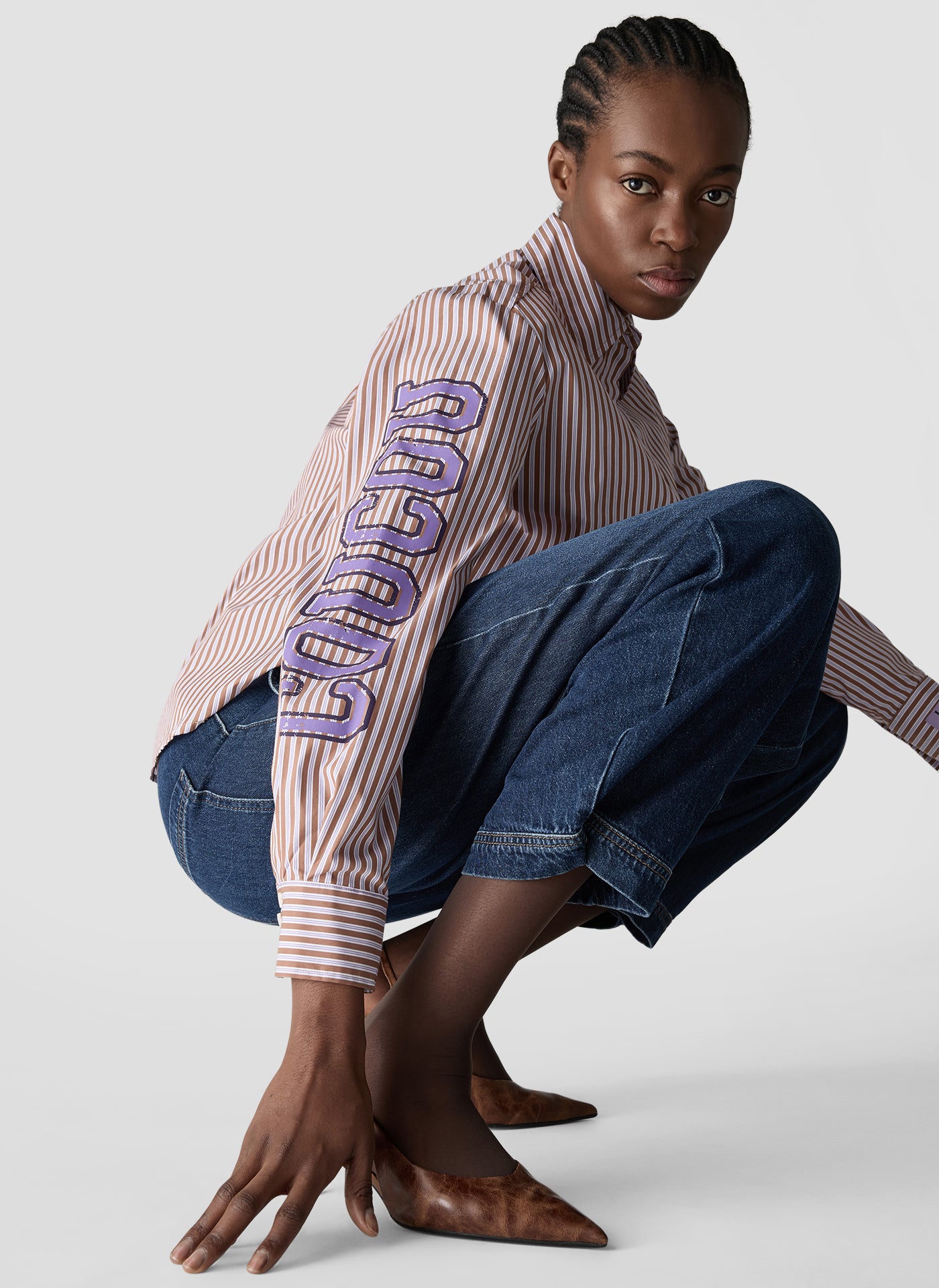 Le Comte Damen Blusen Zimt