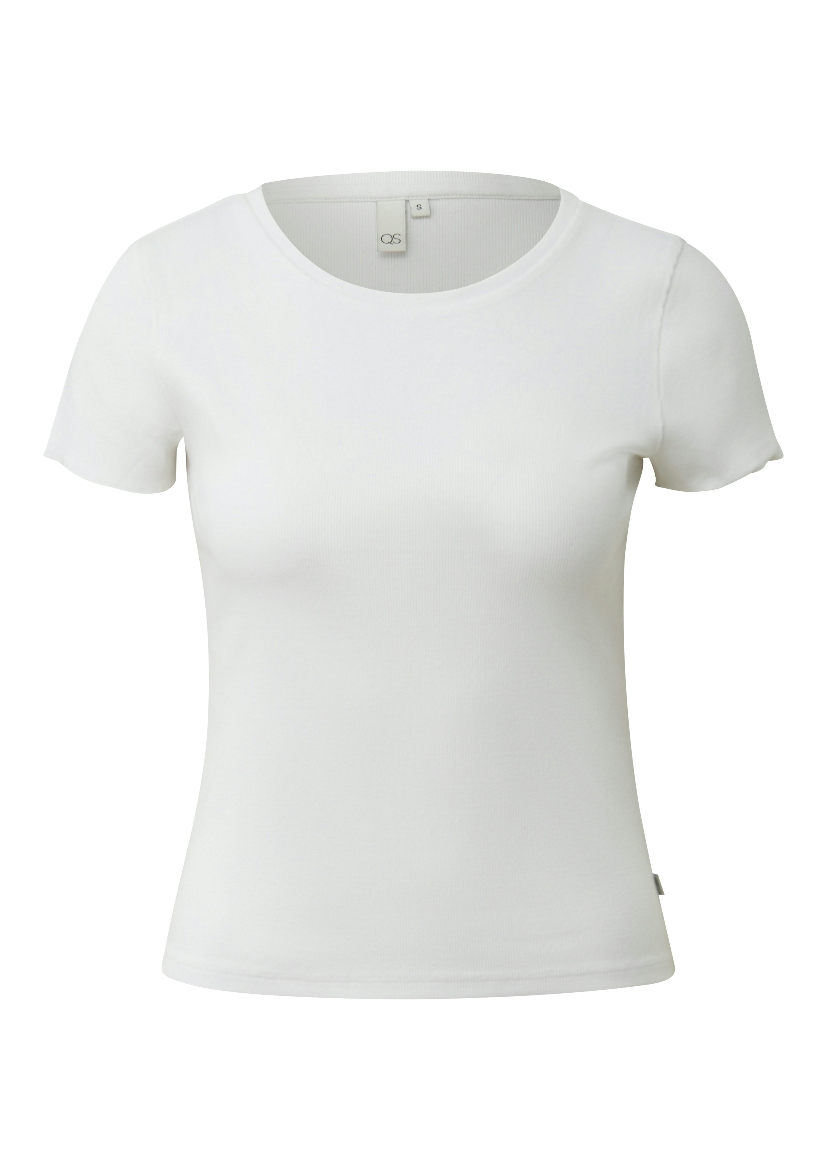 QS by S.Oliver Damen T-Shirts White
