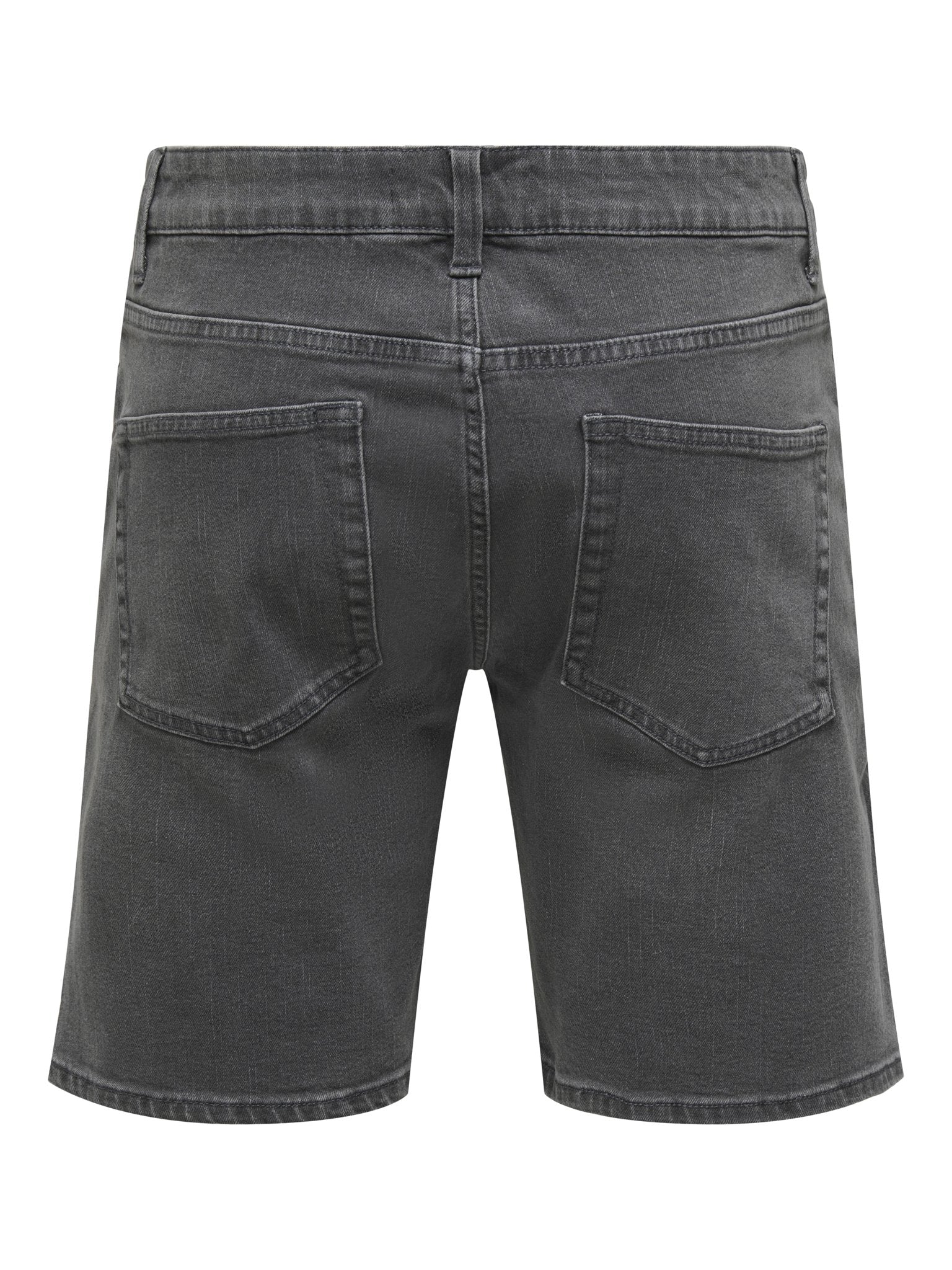 Only & Sons Herren Shorts Dark Grey Denim