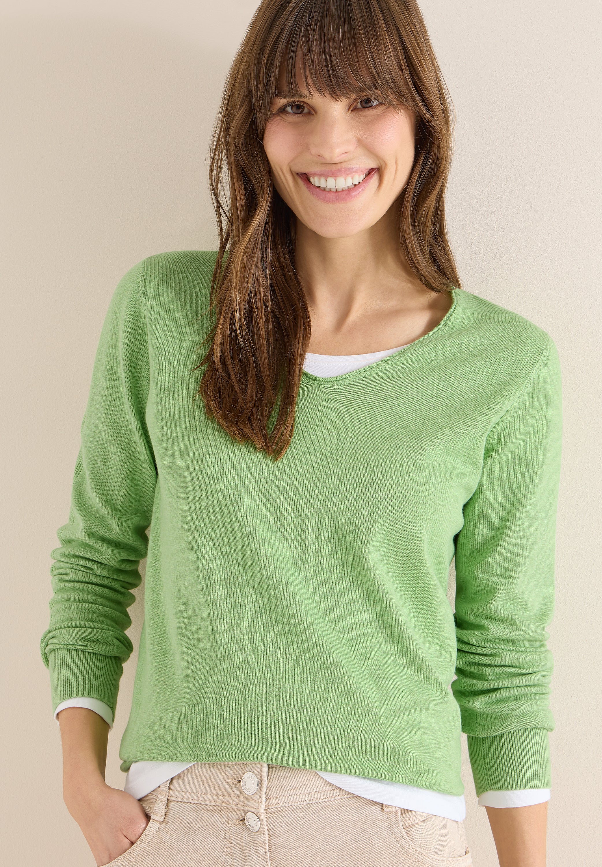 Cecil Damen Pullover Bamboo Gr