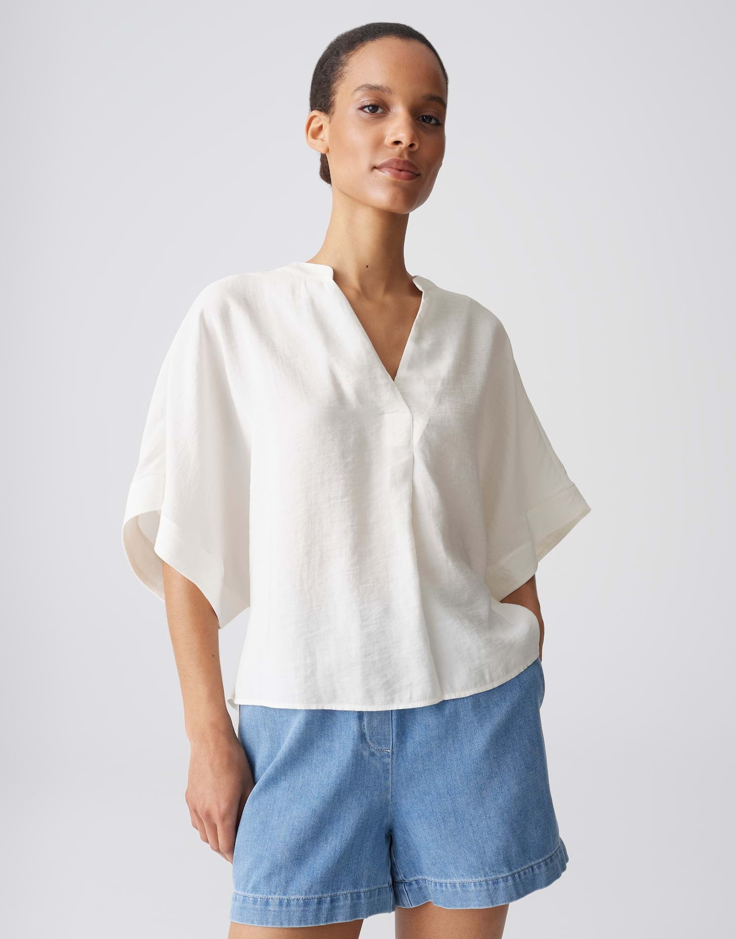 Opus Damen Blusen Light Cotton