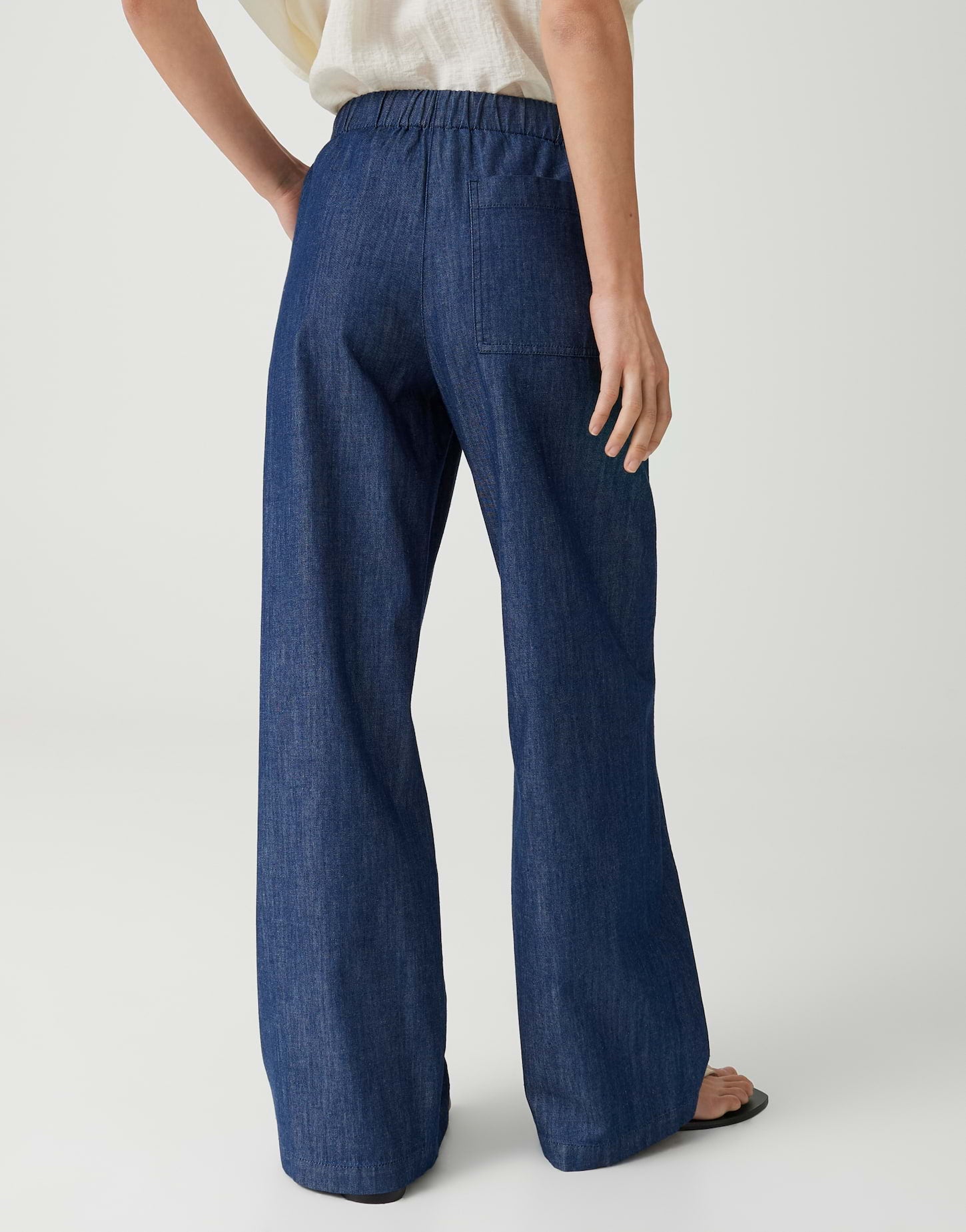 Opus Damen Hosen Mid Oxford Blue