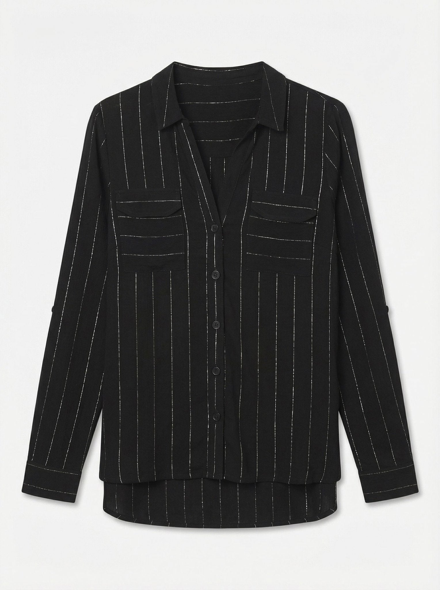 Vero Moda Damen Blusen Black/Silver Lu