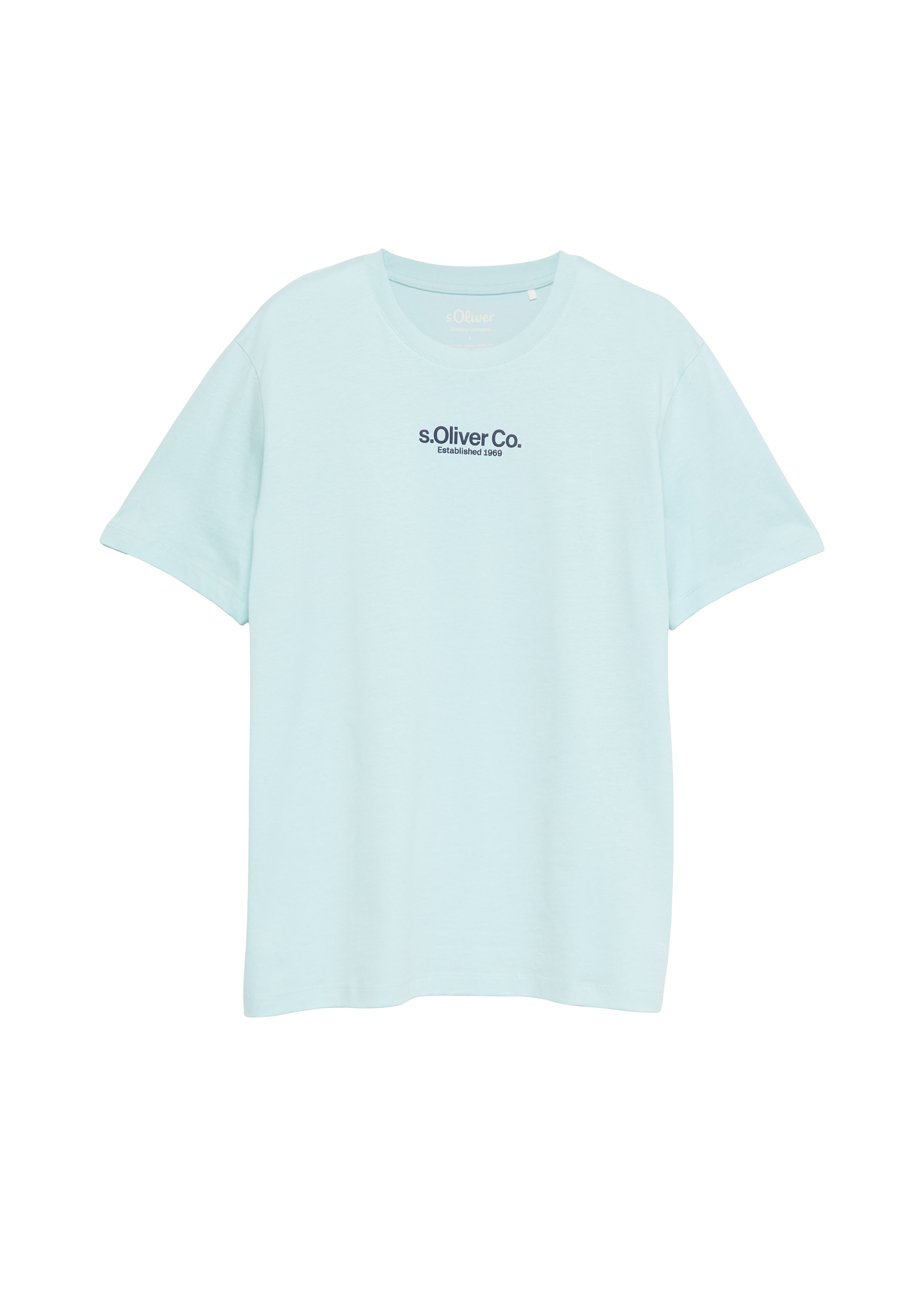 S. Oliver red Herren T-Shirts kurz Blue Green