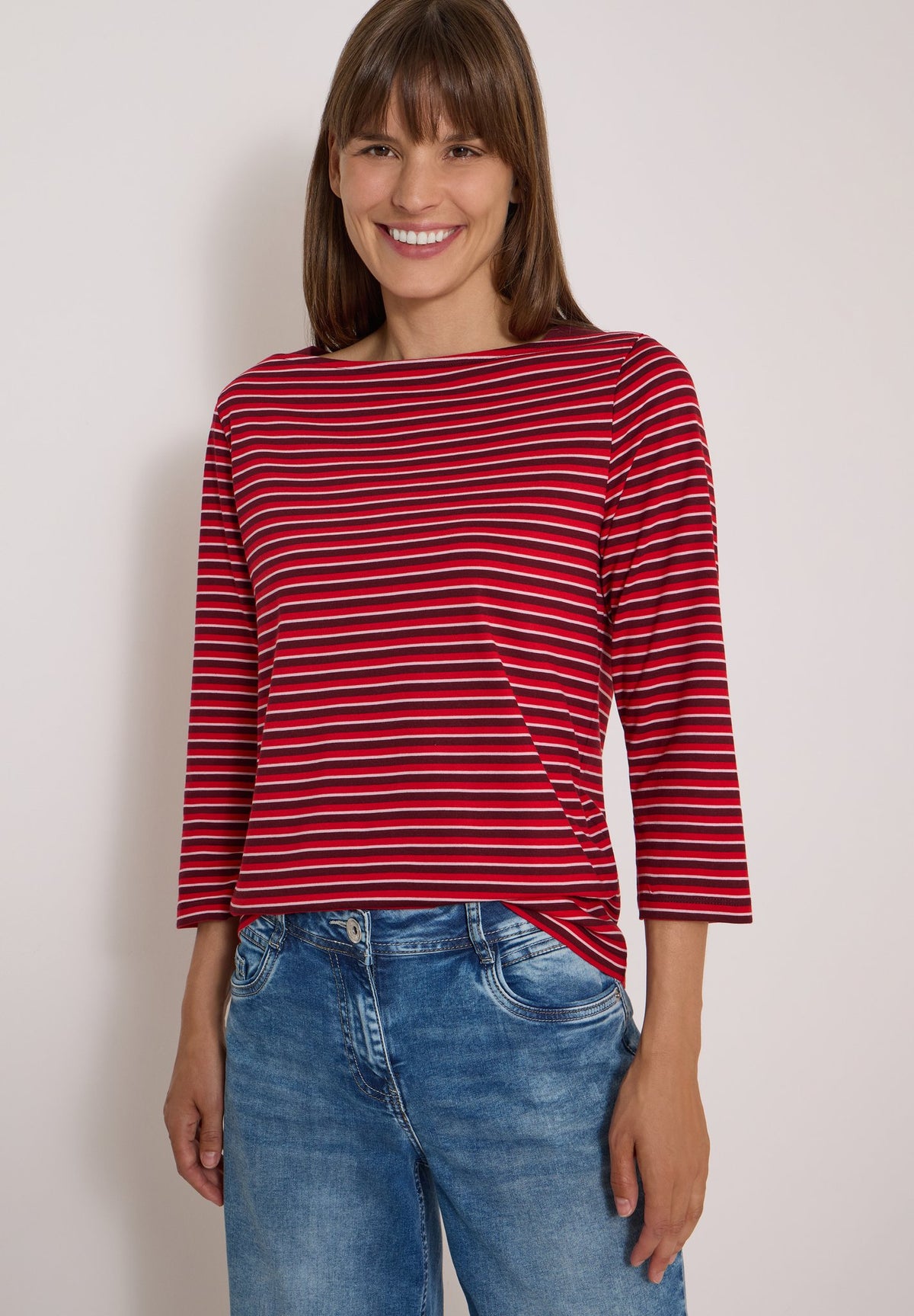 Cecil Damen T-Shirts Red Wine
