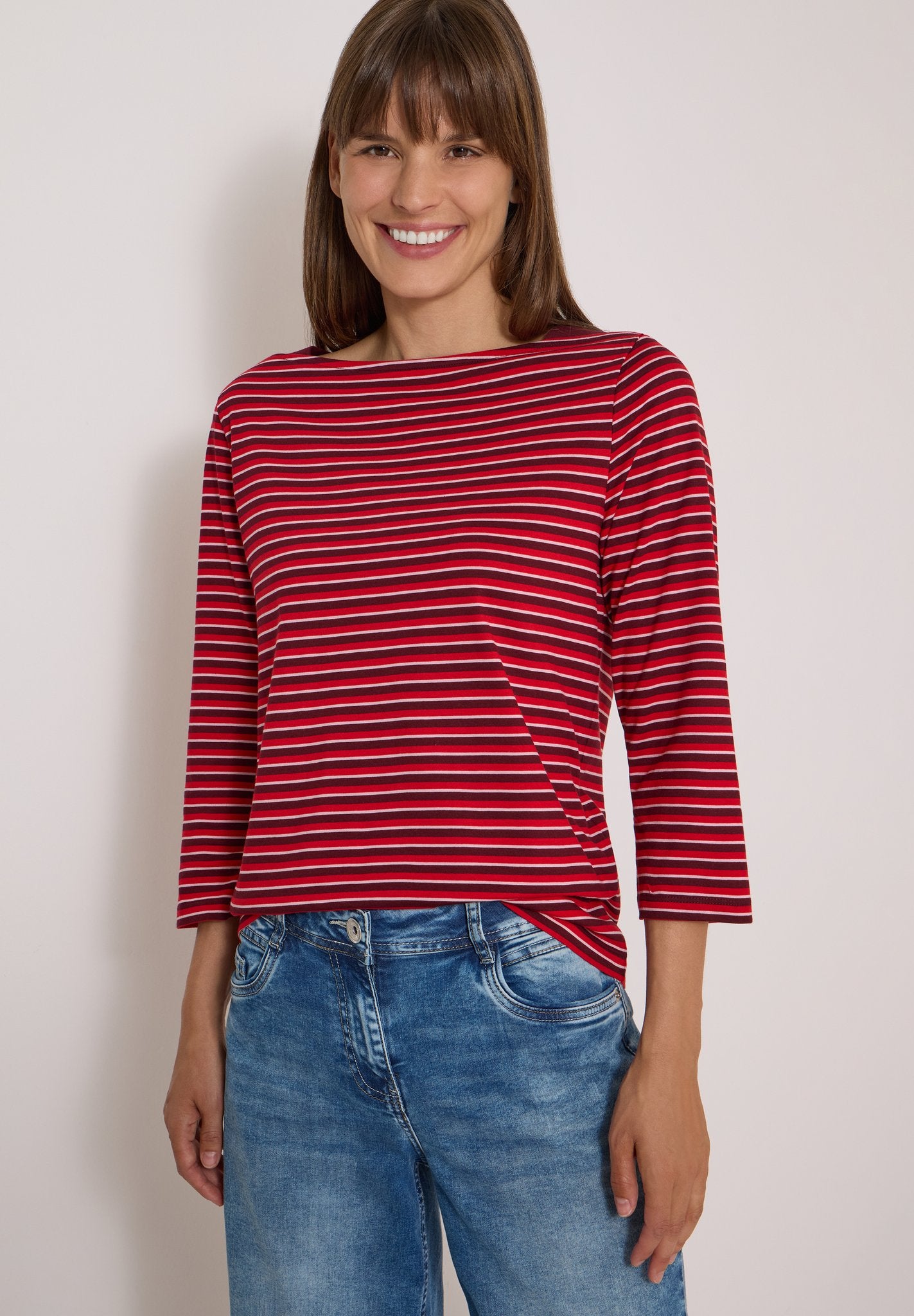 Cecil Damen T-Shirts  Red Wine