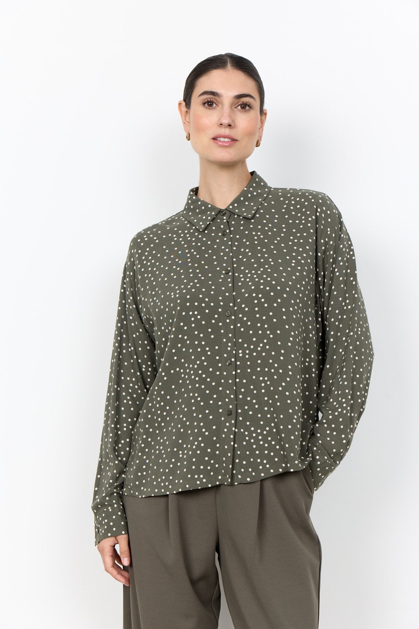 Soya Concept Damen T-Shirts Grape Leaf Comb