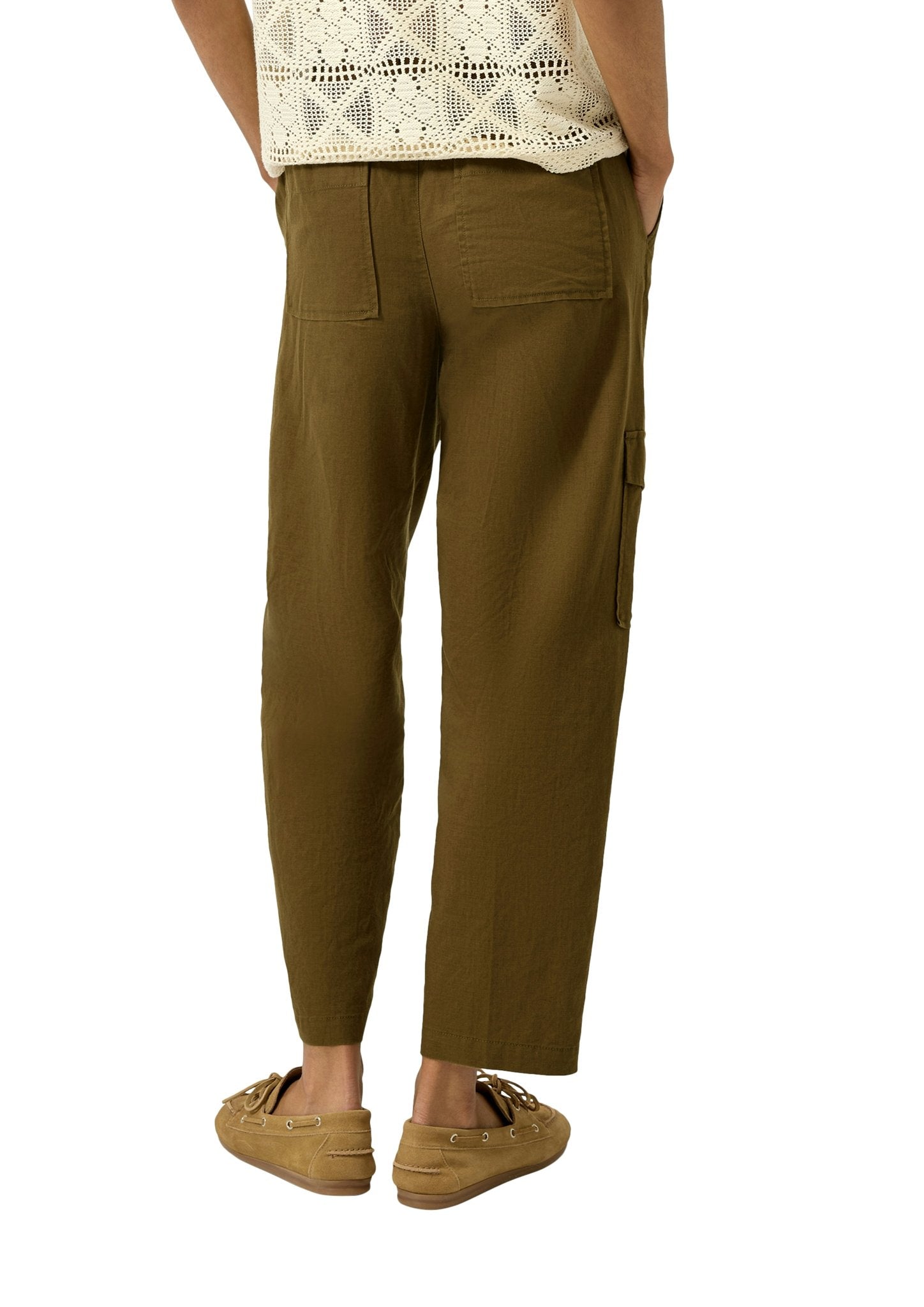 S. Oliver red Damen Hosen Brown