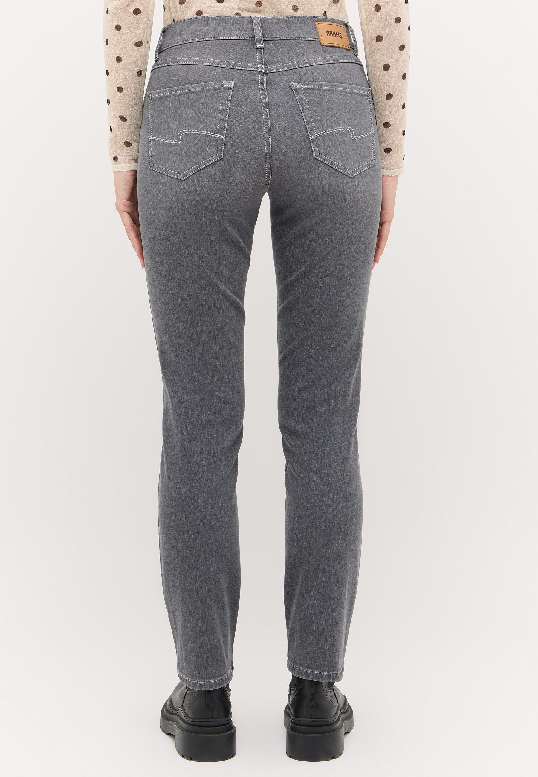 Angels Damen Jeans Mid Grey U