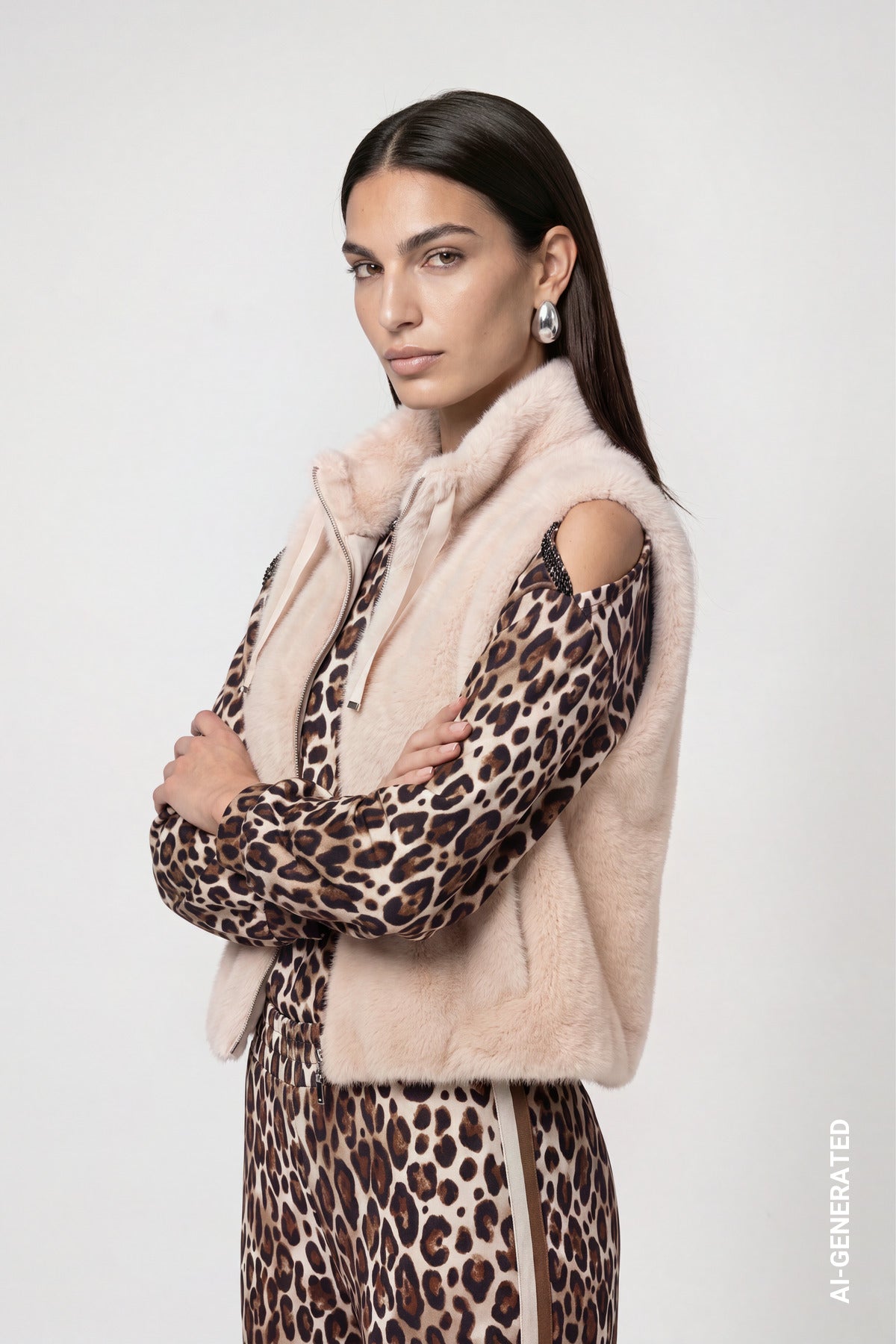Monari Damen Outdoorwesten  Cappuccino