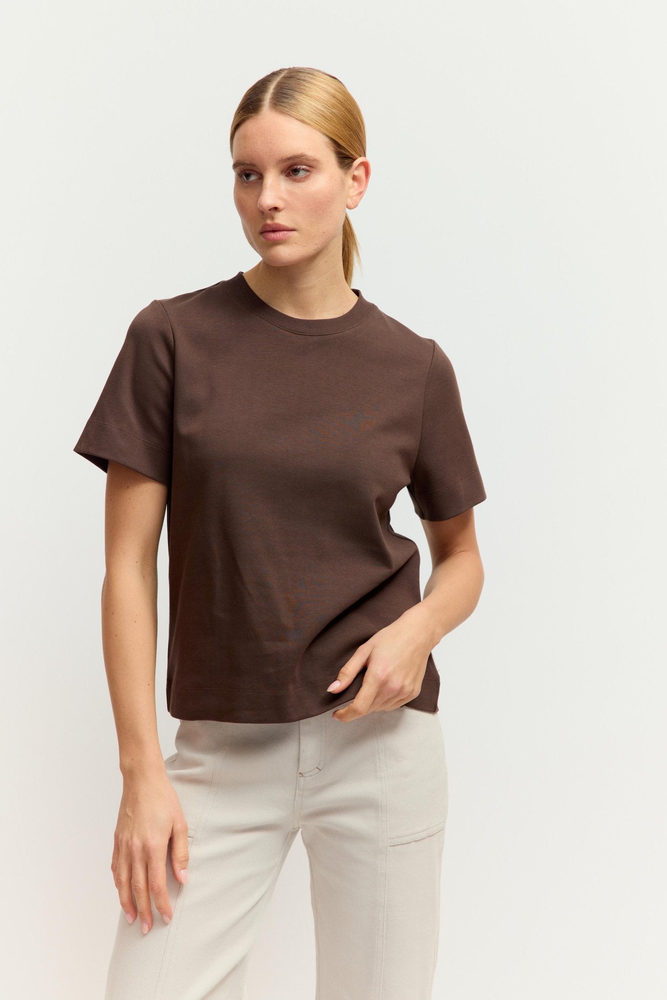 Fashion People Damen T-Shirts  Wood