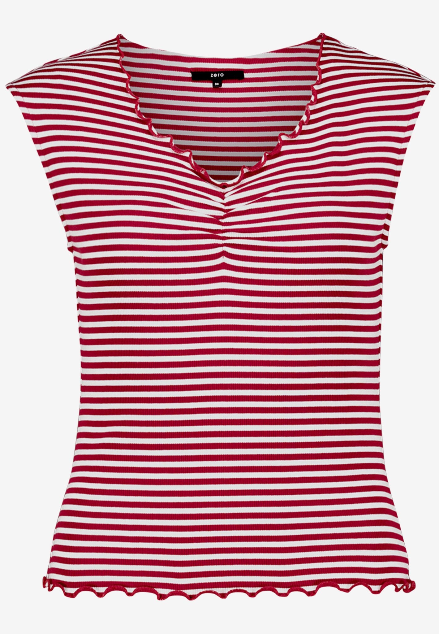 Zero Damen Tops Red/White