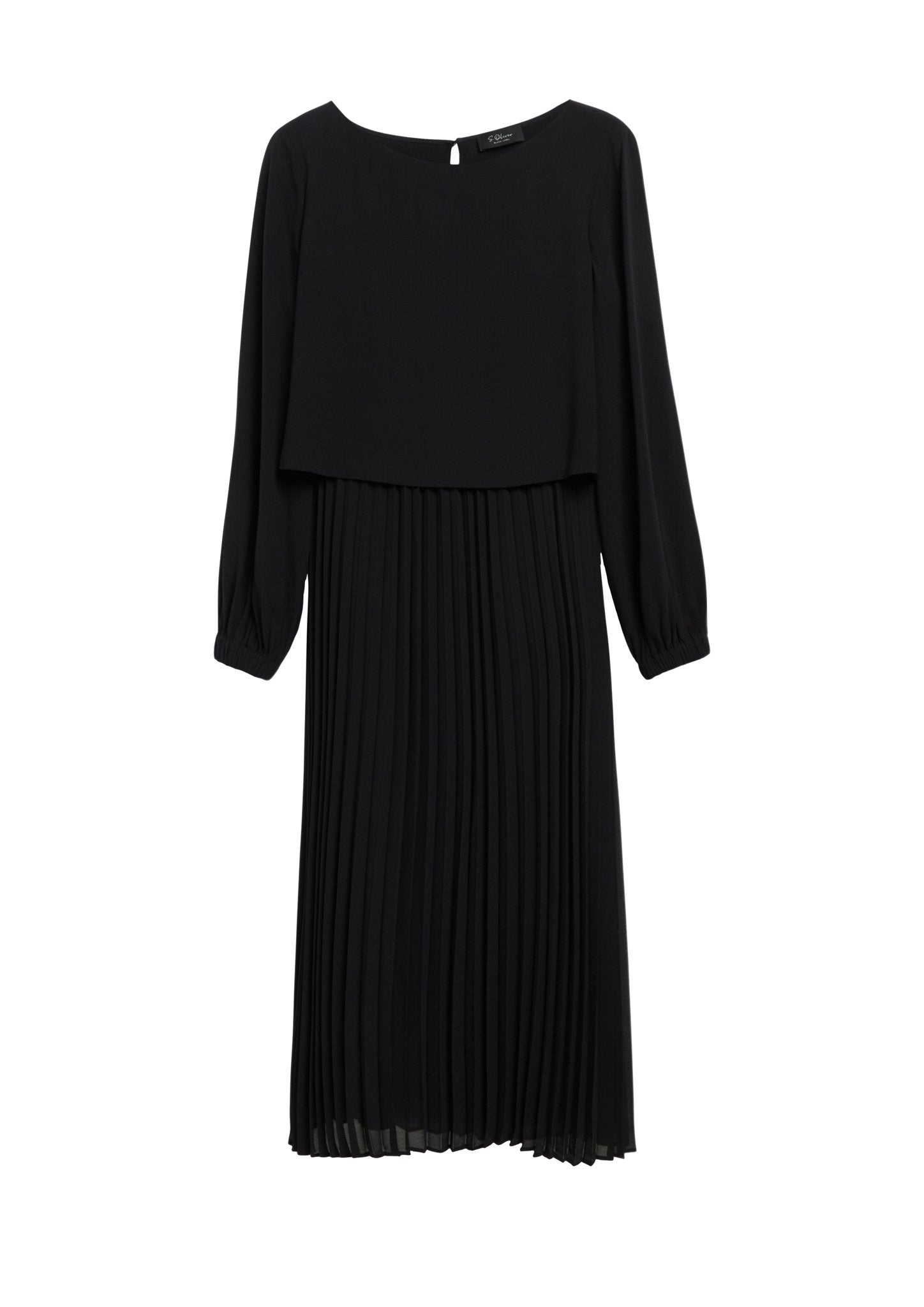 S. Oliver black Damen Kleider Grey/Black