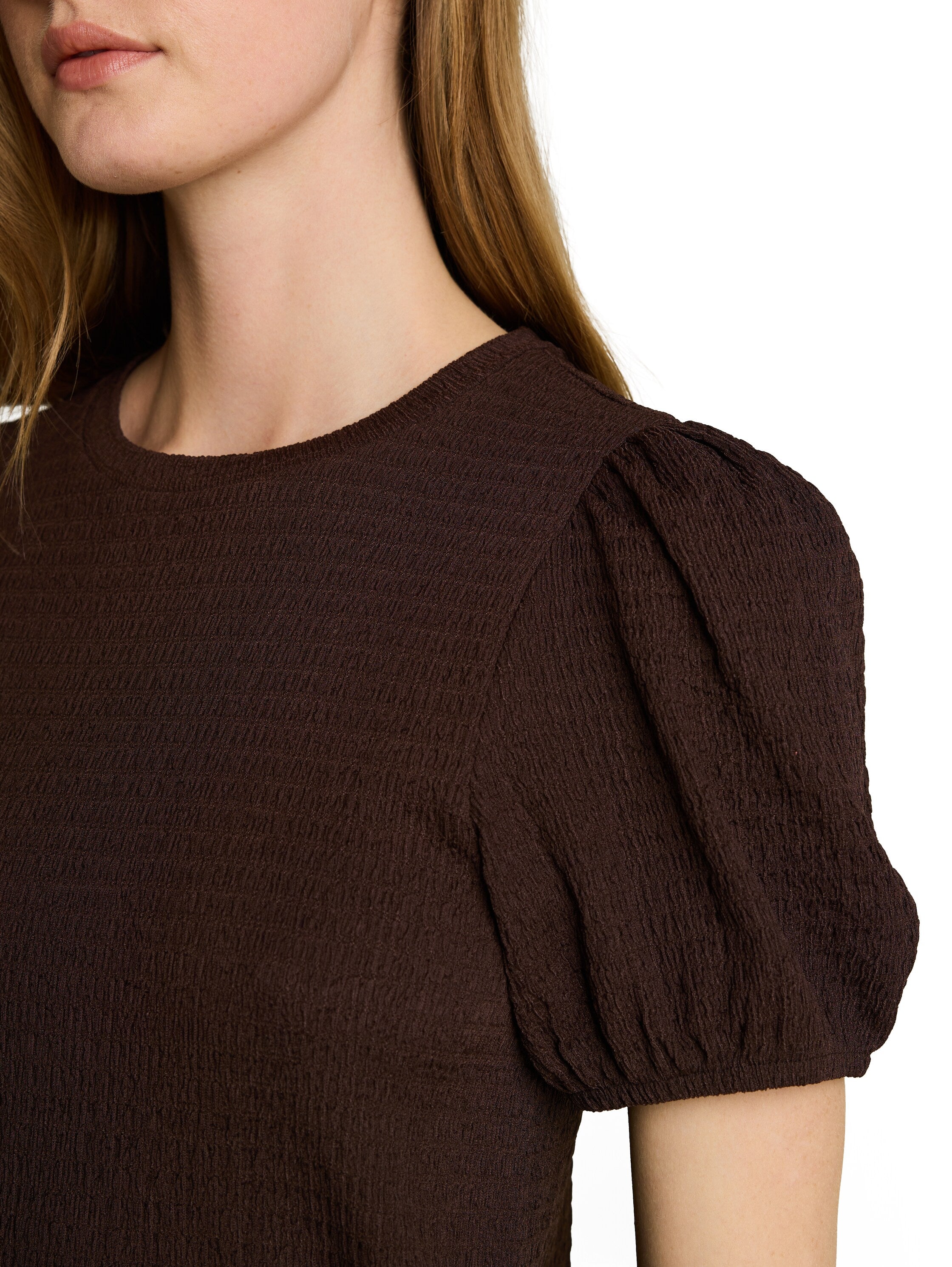 Tom Tailor denim Damen T-Shirts Cool Dark Brown