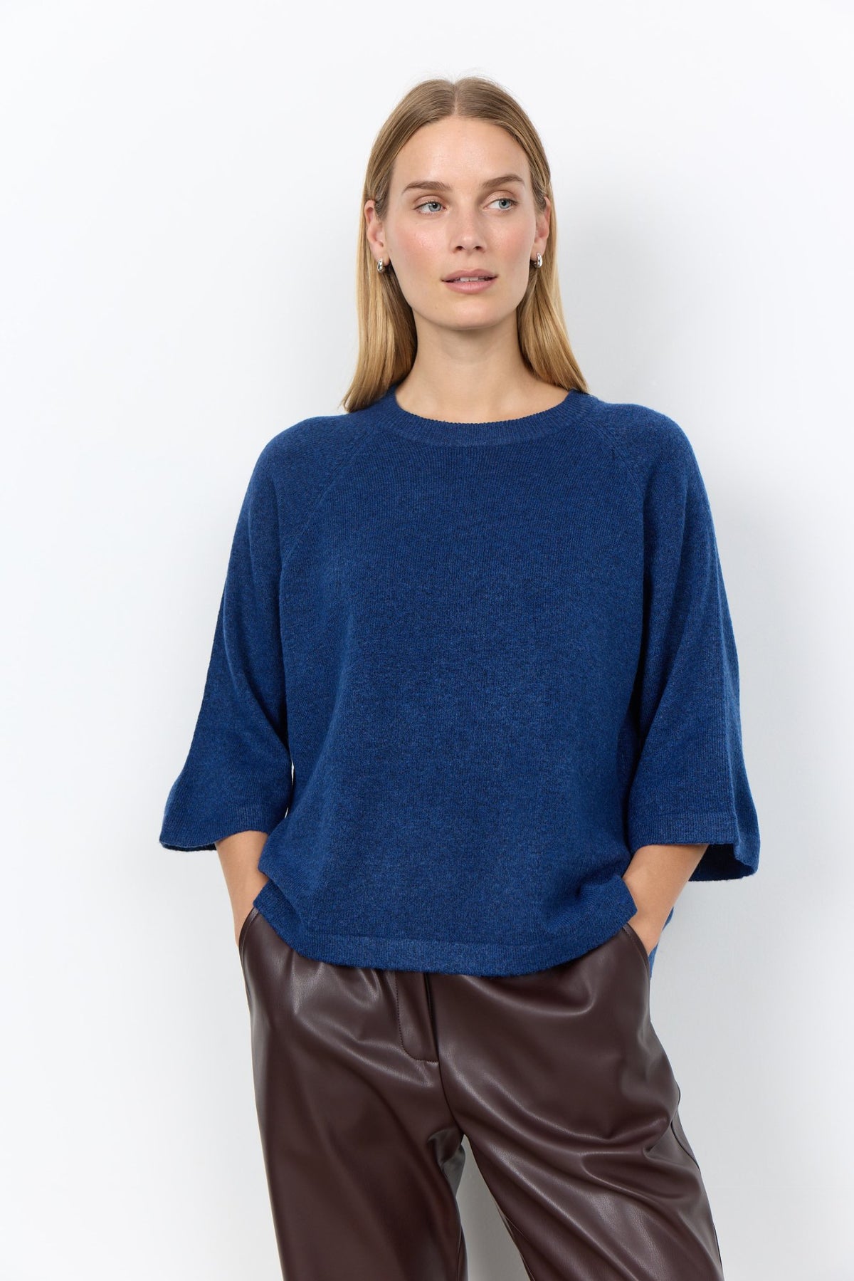 Soya Concept Damen Pullover Navy Peony Mela