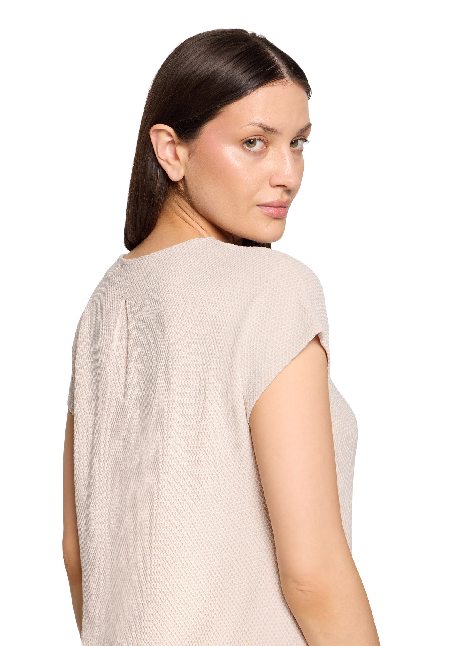 Betty & Co Damen T-Shirts Nature/Cream