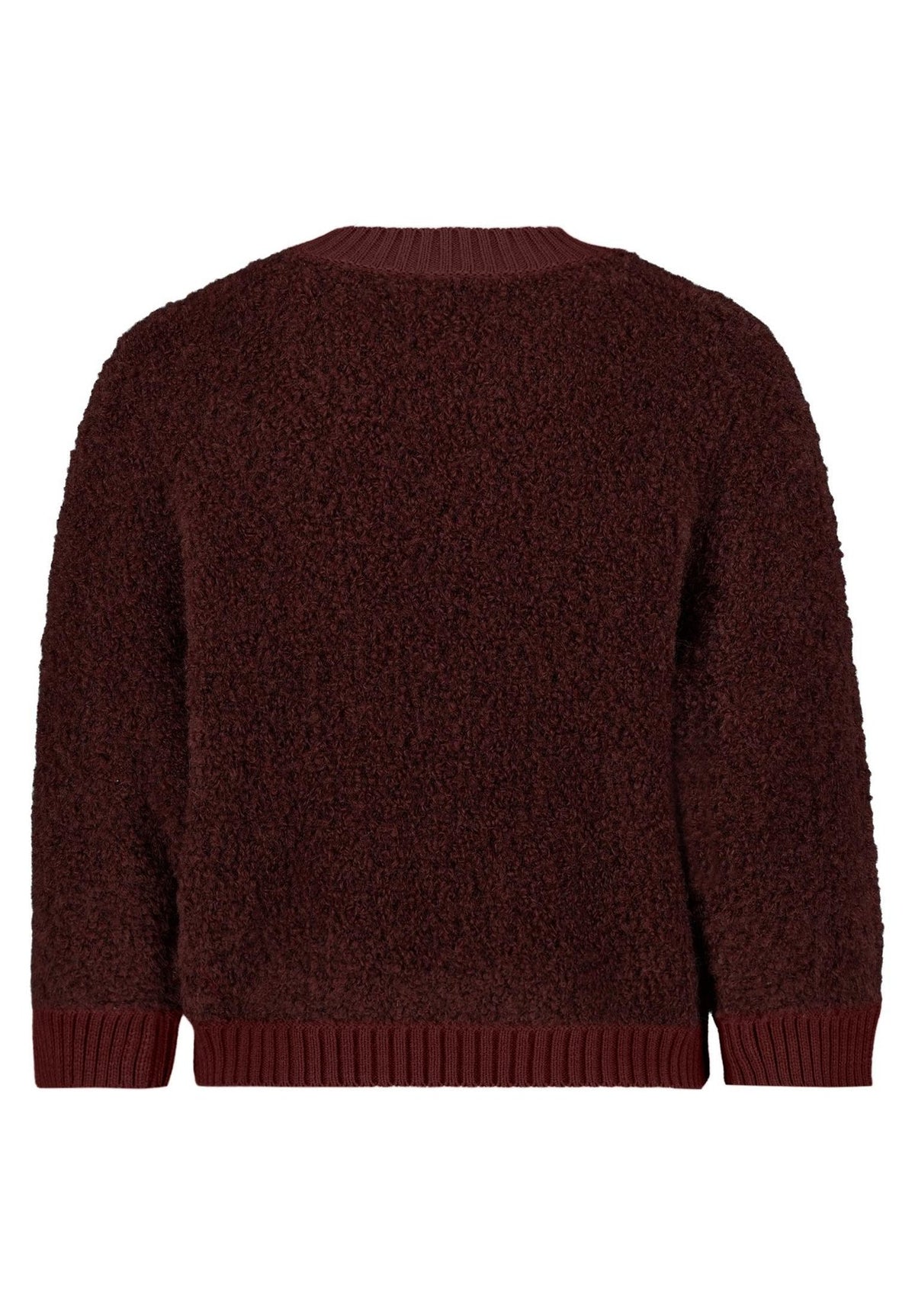 Betty & Co Damen Pullover Dark Red Melang