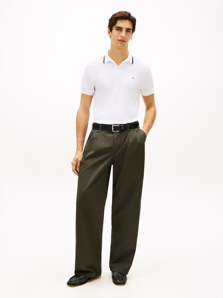 Tommy Hilfiger Herren Polo-Shirts Ybr White