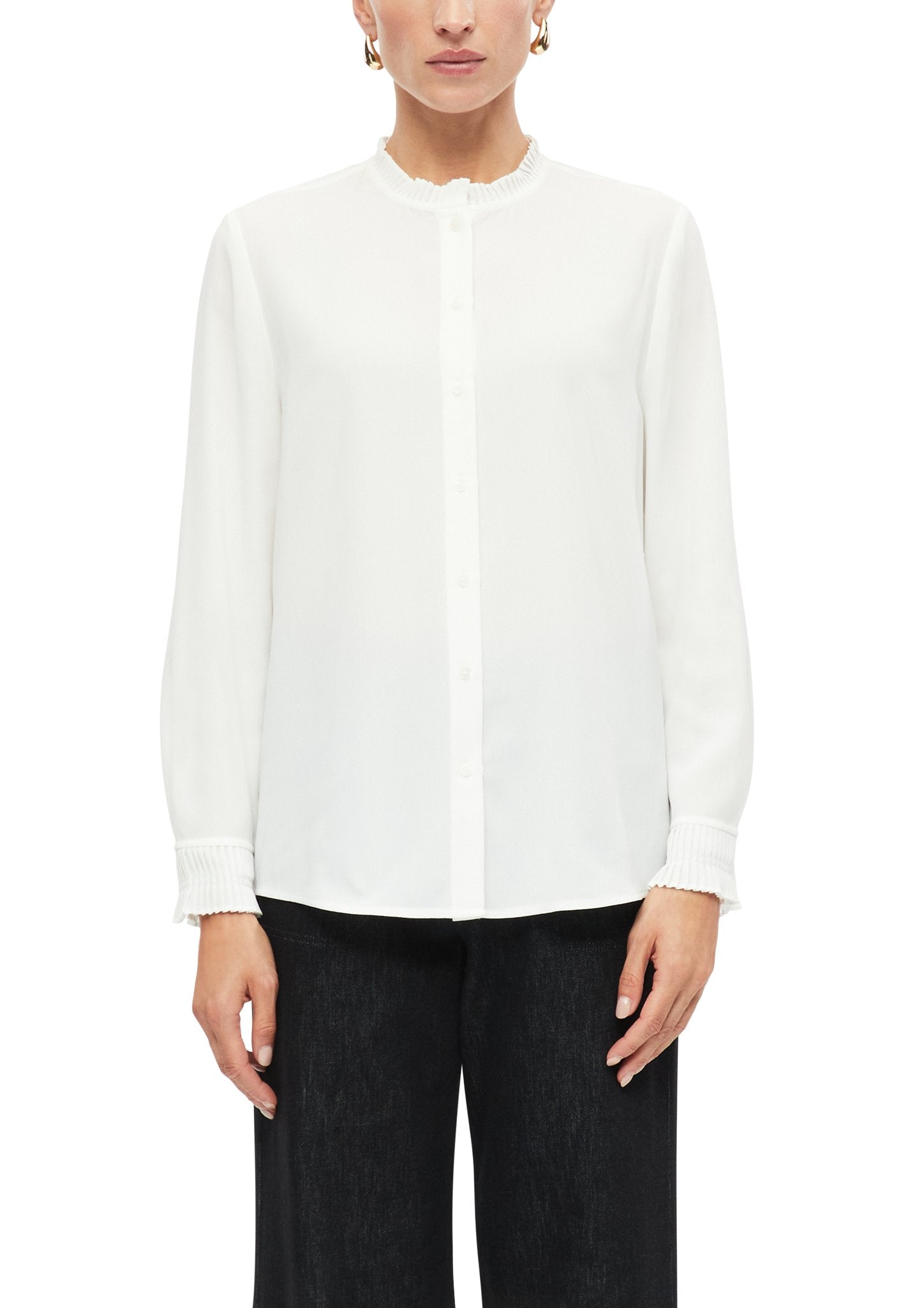 S. Oliver black Damen Blusen  White