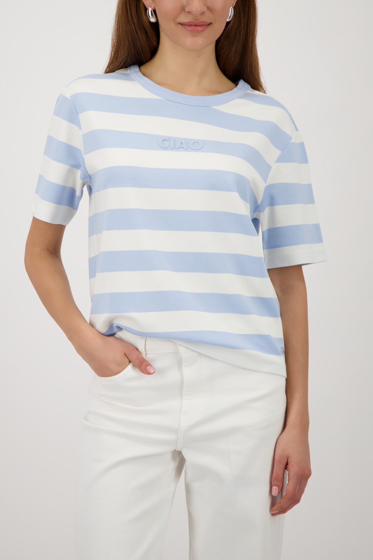 Monari Damen T-Shirts  Light Sky R