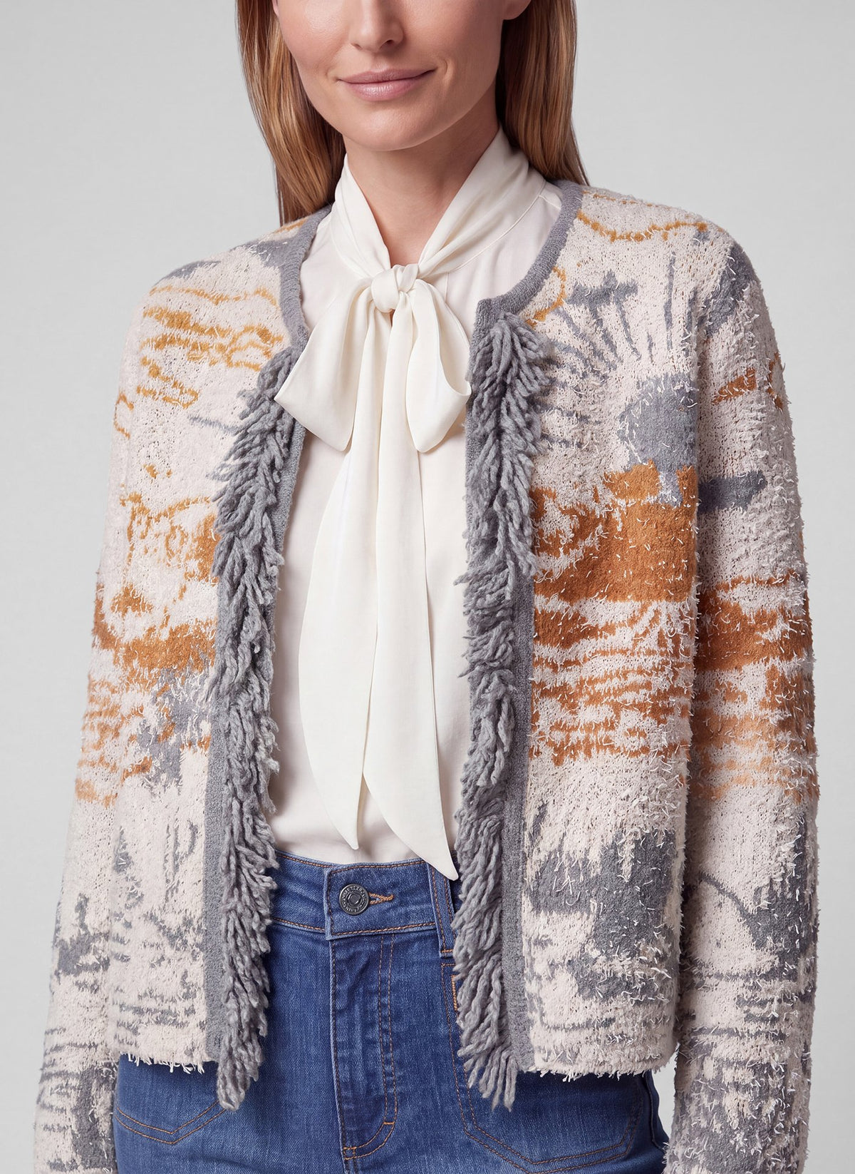Rabe Damen Strickjacken Schiefer