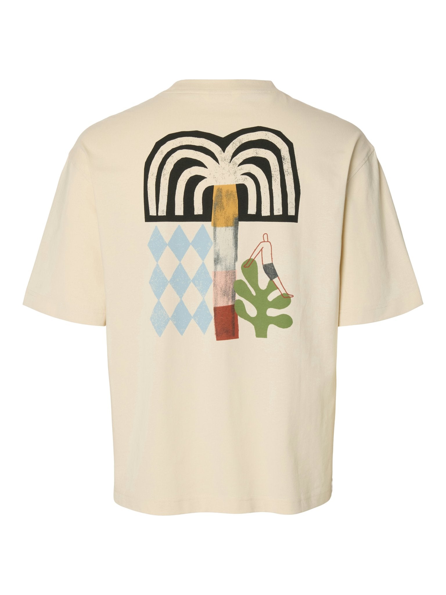Selected homme Herren T-Shirts kurz  Birch