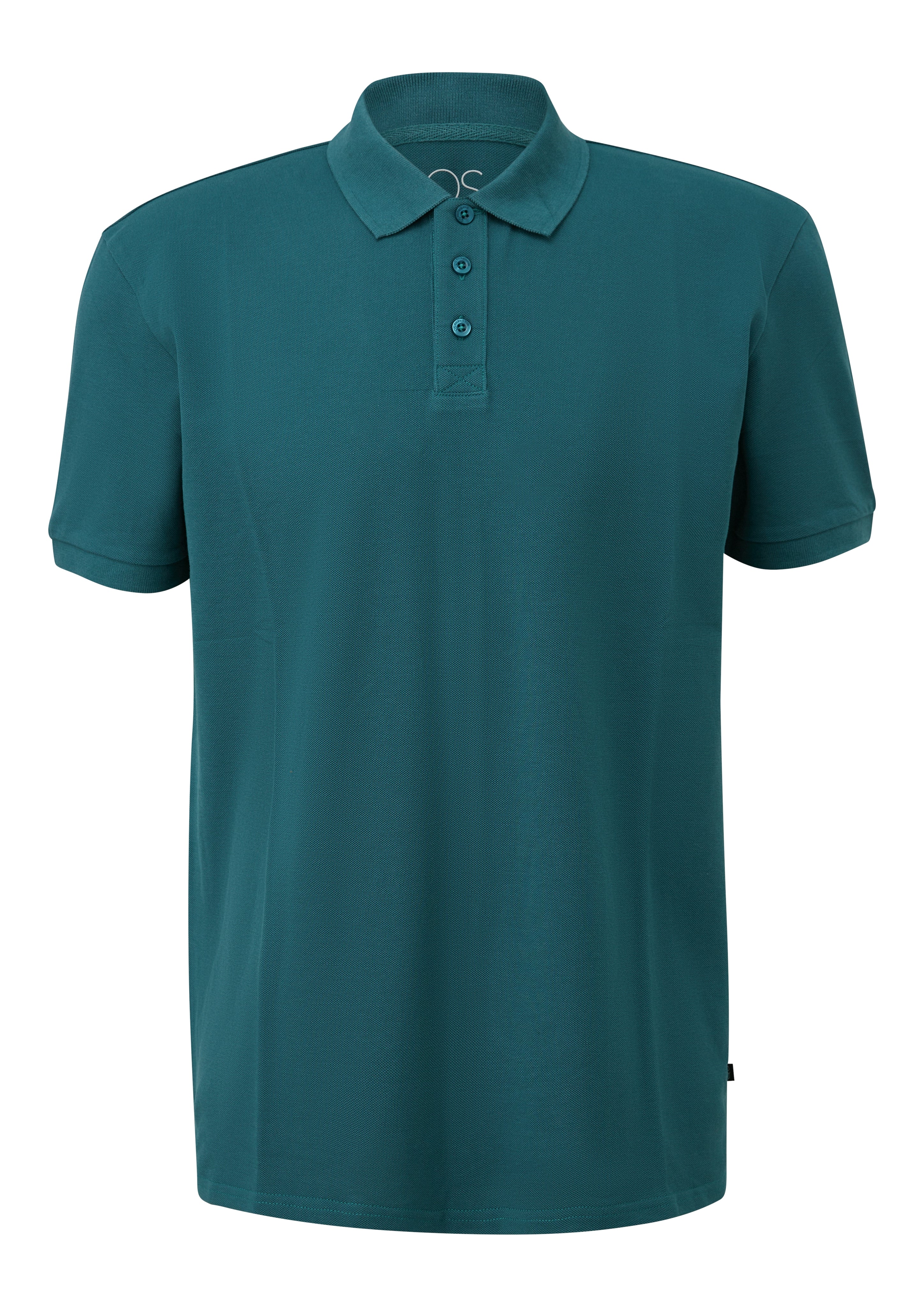 QS by S.Oliver Herren Polo-Shirts Blue Green