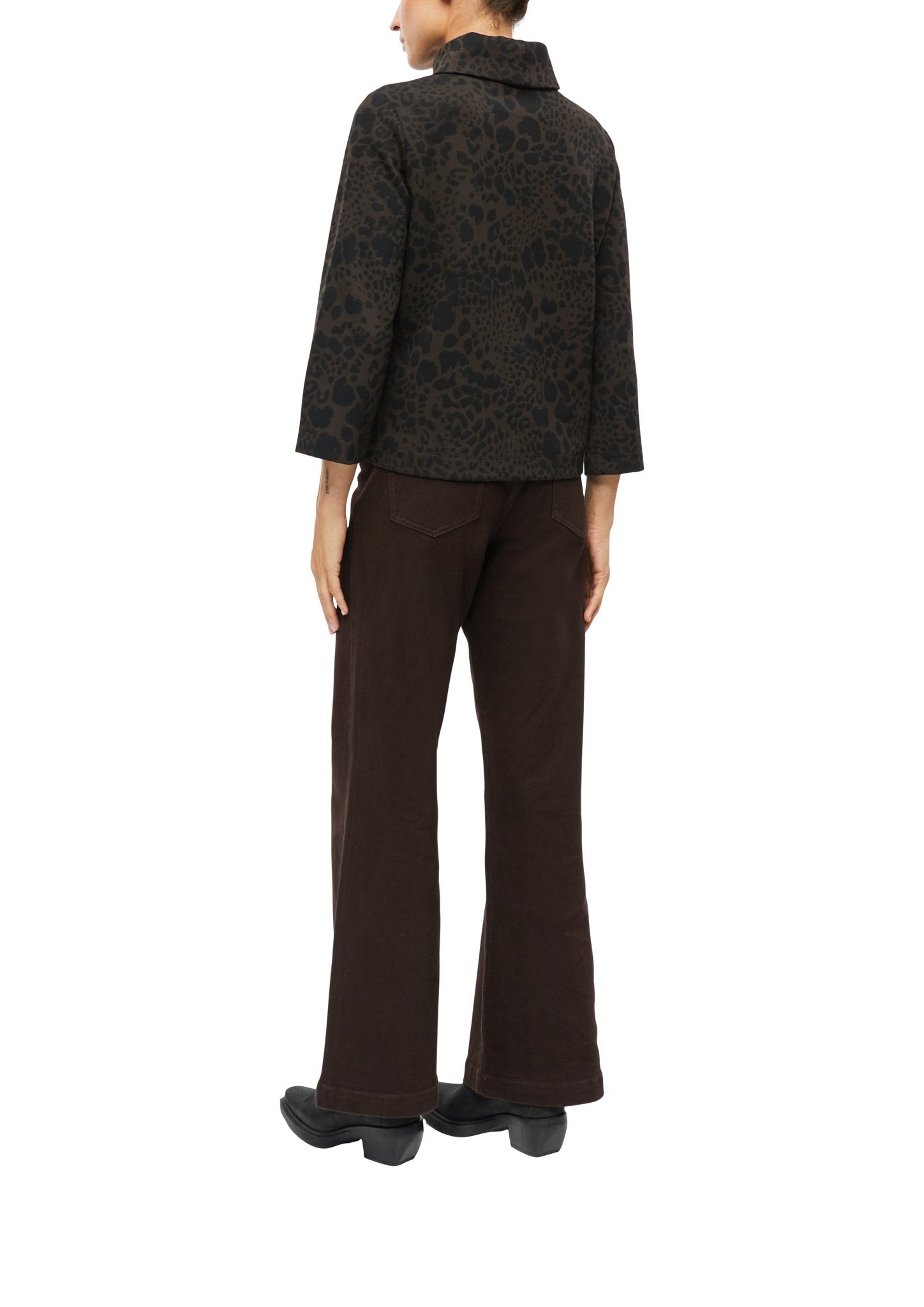 S. Oliver black Damen Sweatshirts A Brown