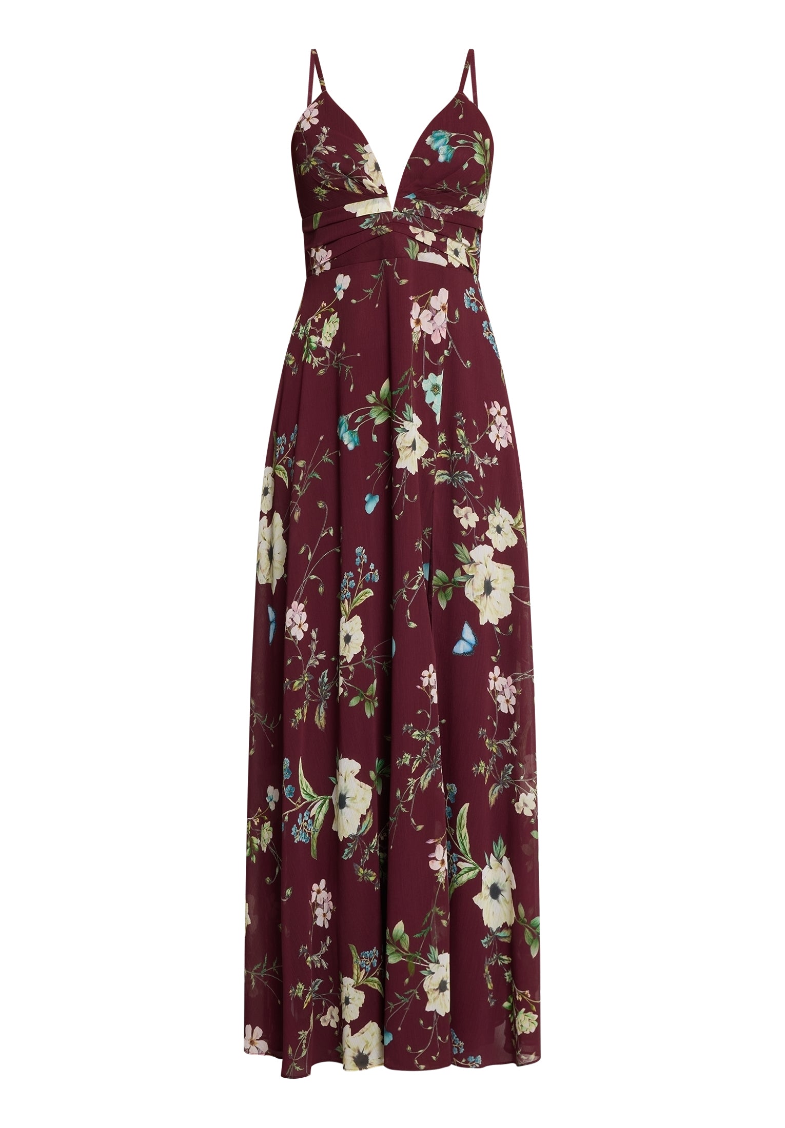 Vera Mont Damen Kleider Dark Red/Green