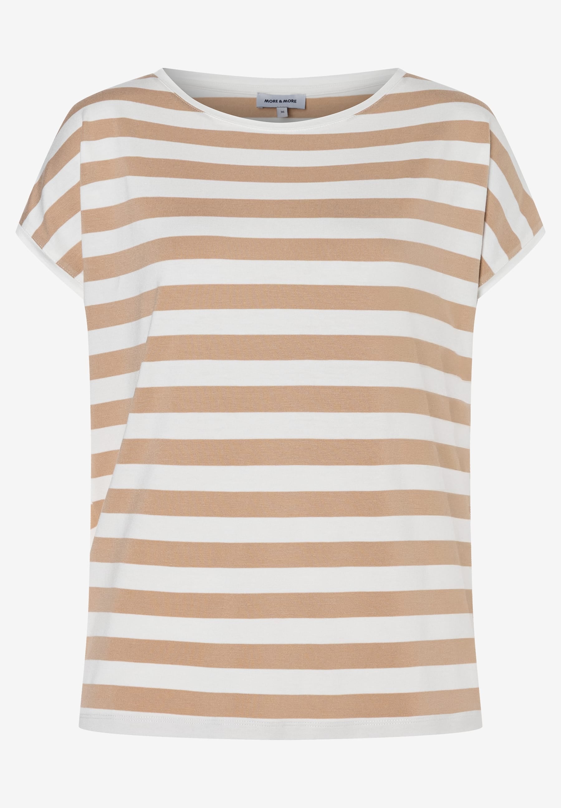 More & More Damen T-Shirts Cork Beige