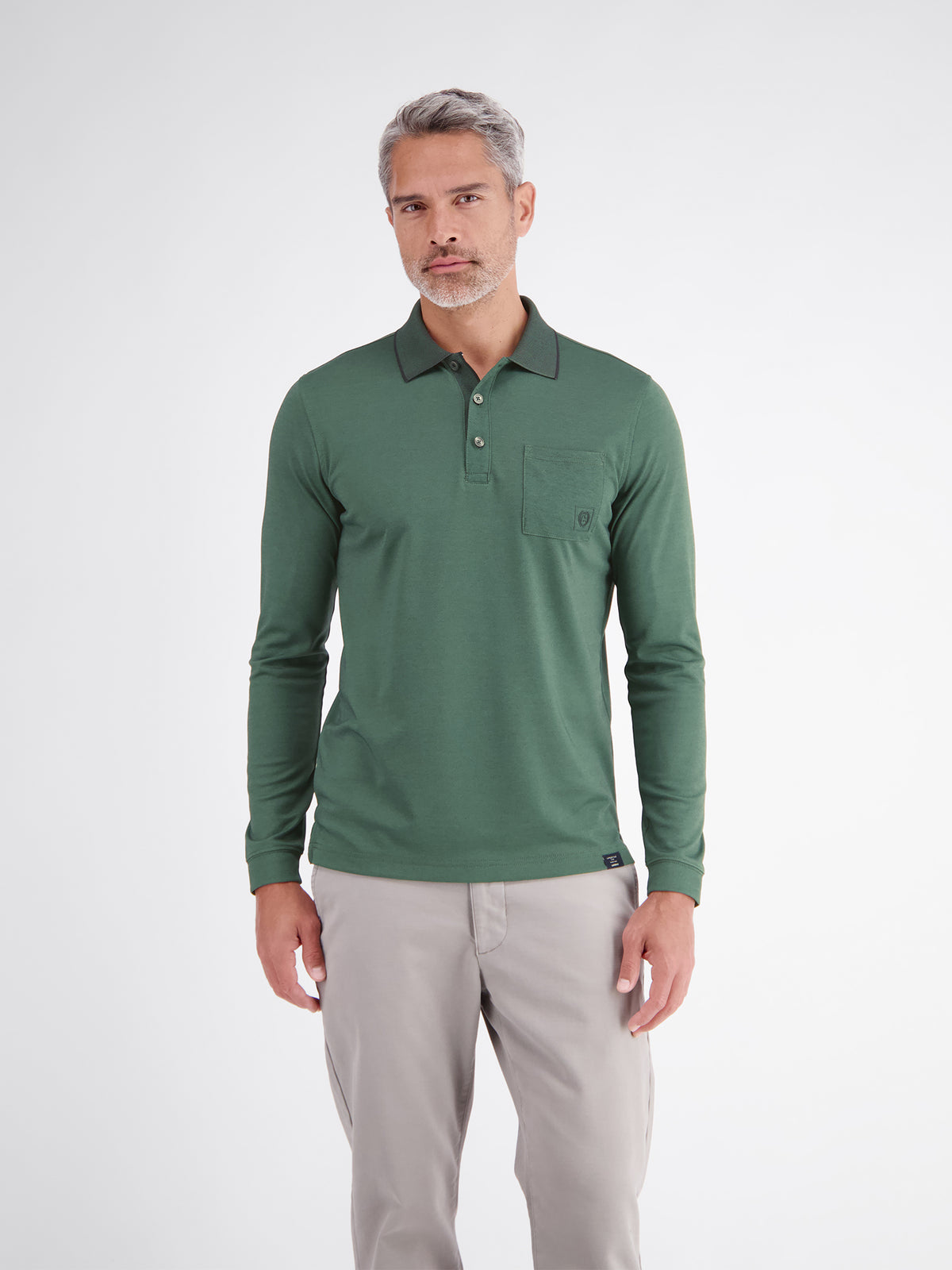 Lerros Herren Polo-Shirts Cedar Green