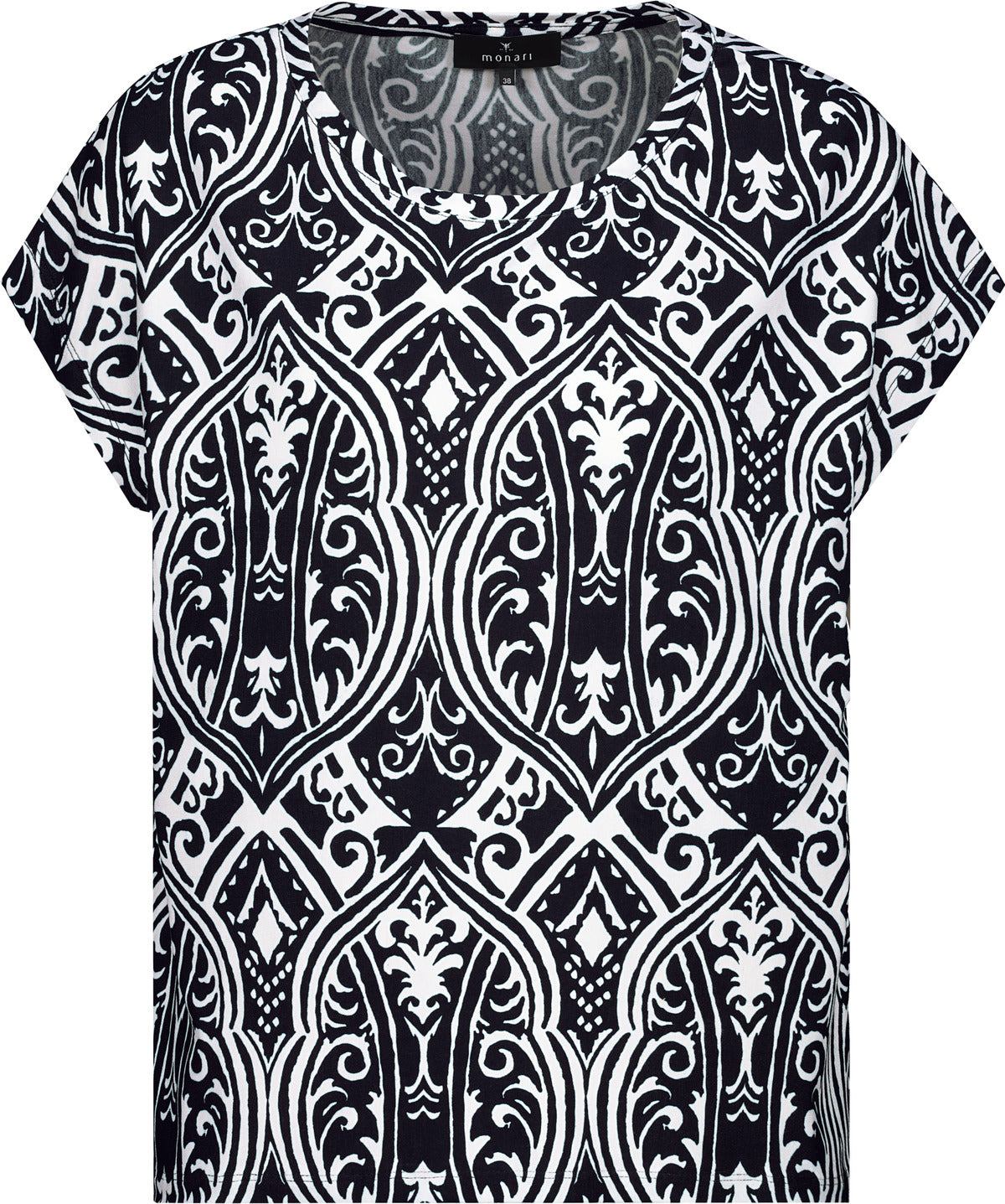 Monari Damen T-Shirts Schwarz Gem