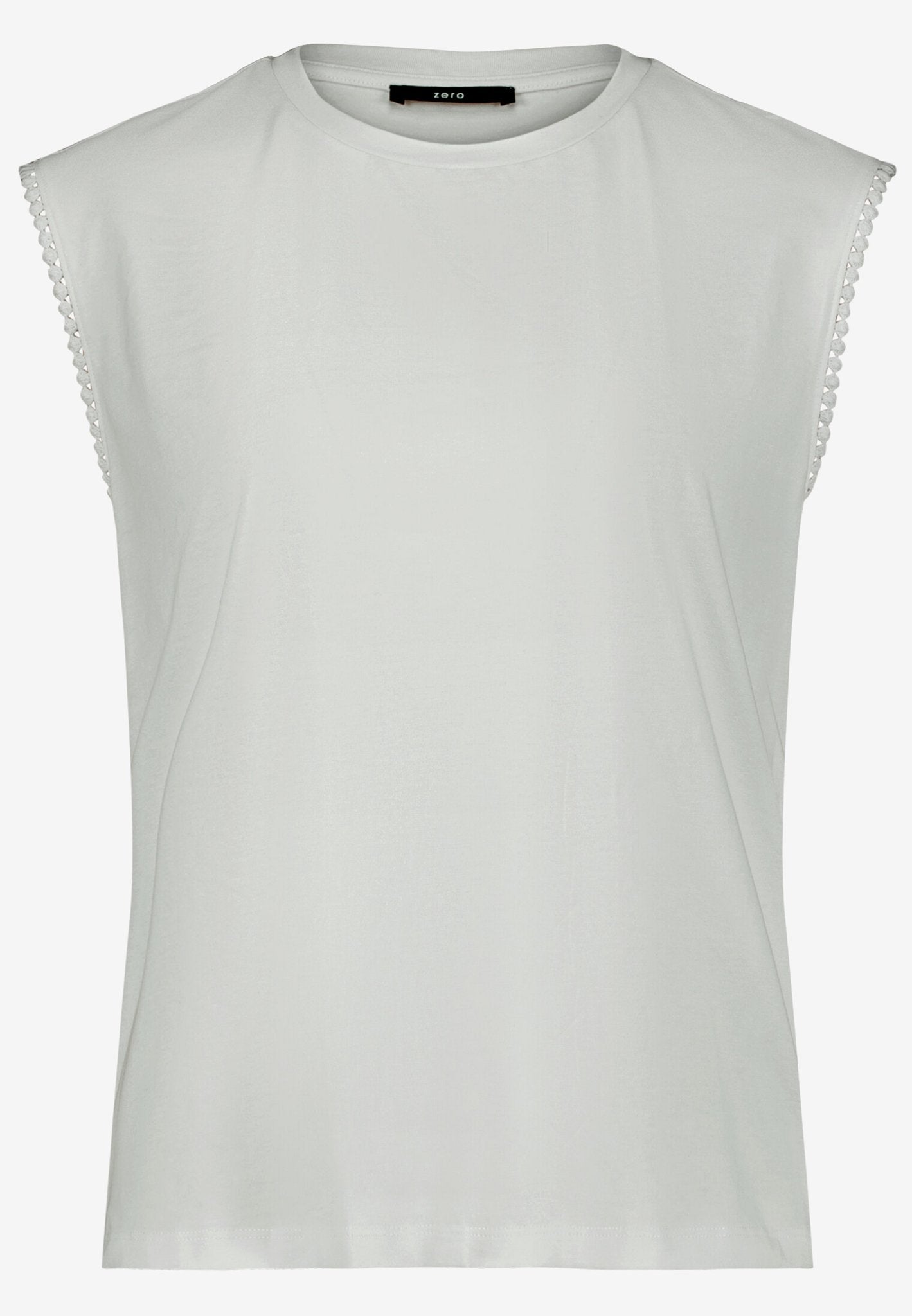 Zero Damen Tops Brilliant White