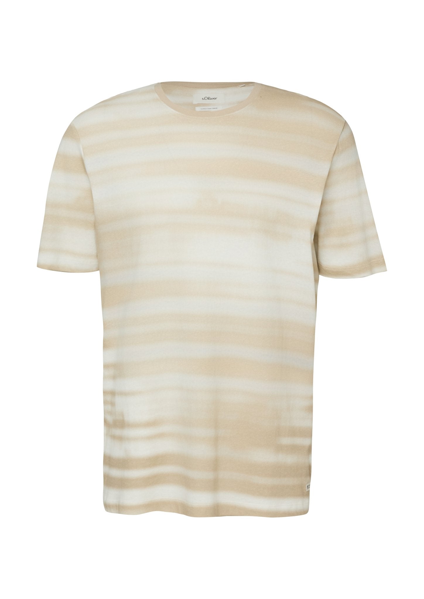S. Oliver red Herren T-Shirts kurz Brown