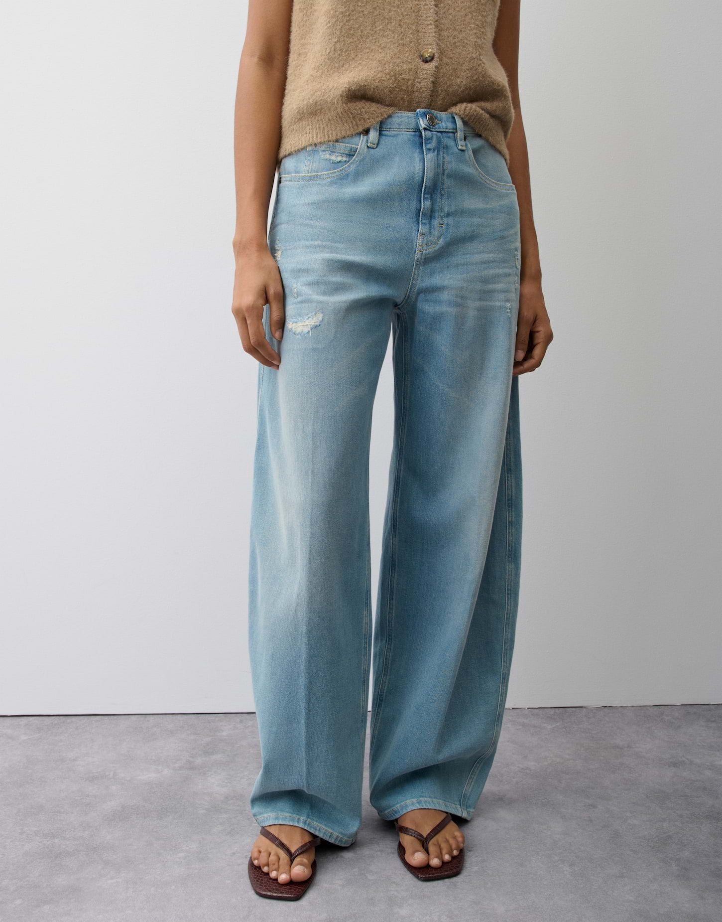 Opus Pants Damen Jeans  Light Blu