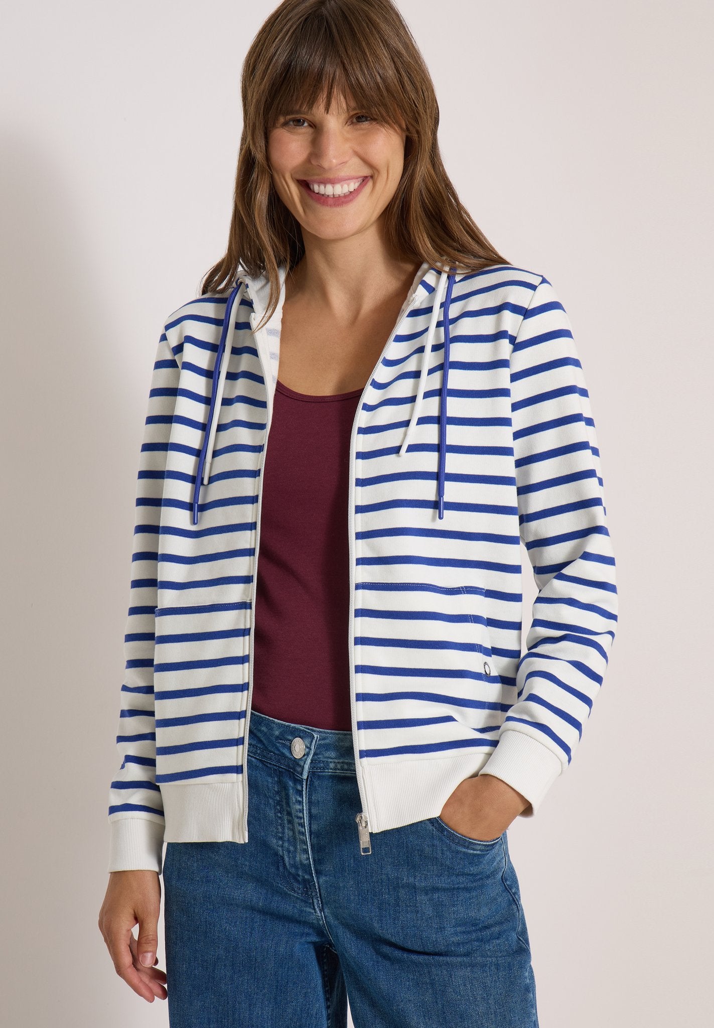 Cecil Damen T-Shirts  Deep Rive