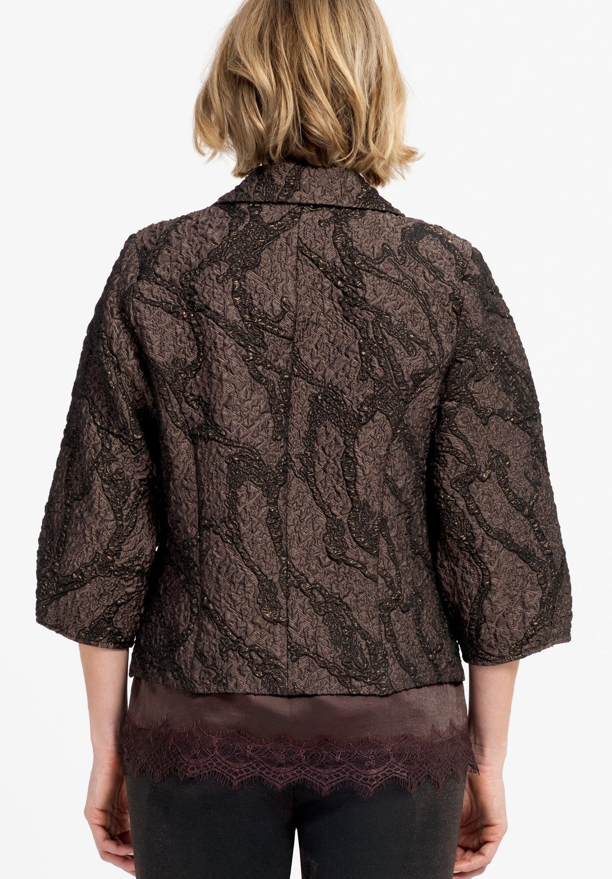 Bianca Damen Blazer Brown Mix