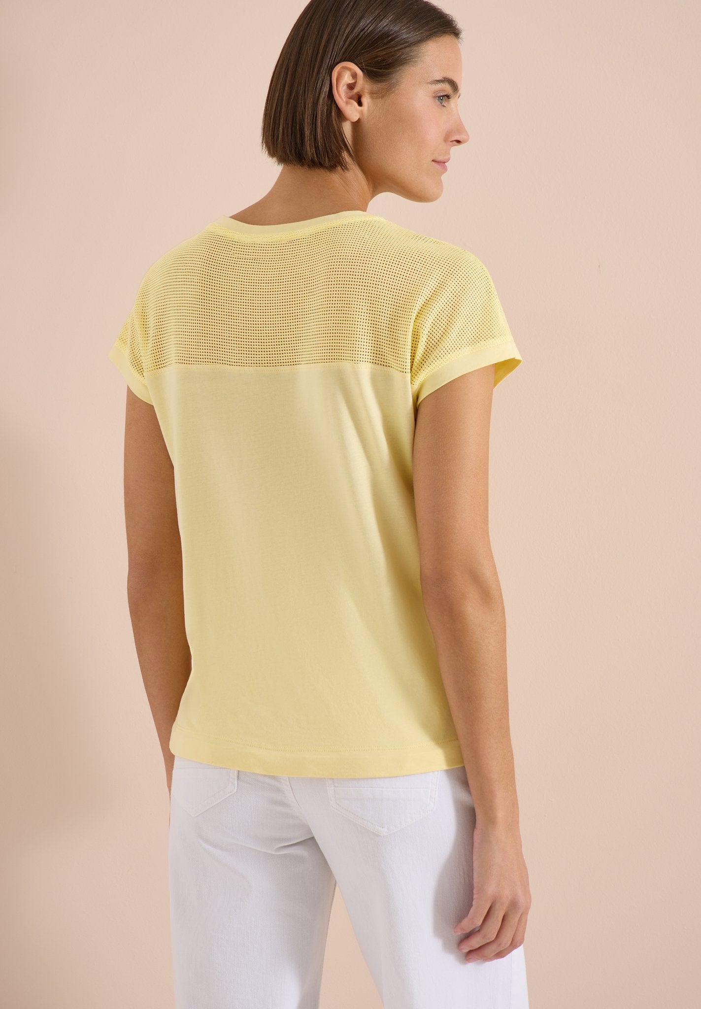 Cecil Damen T-Shirts  Buttermil