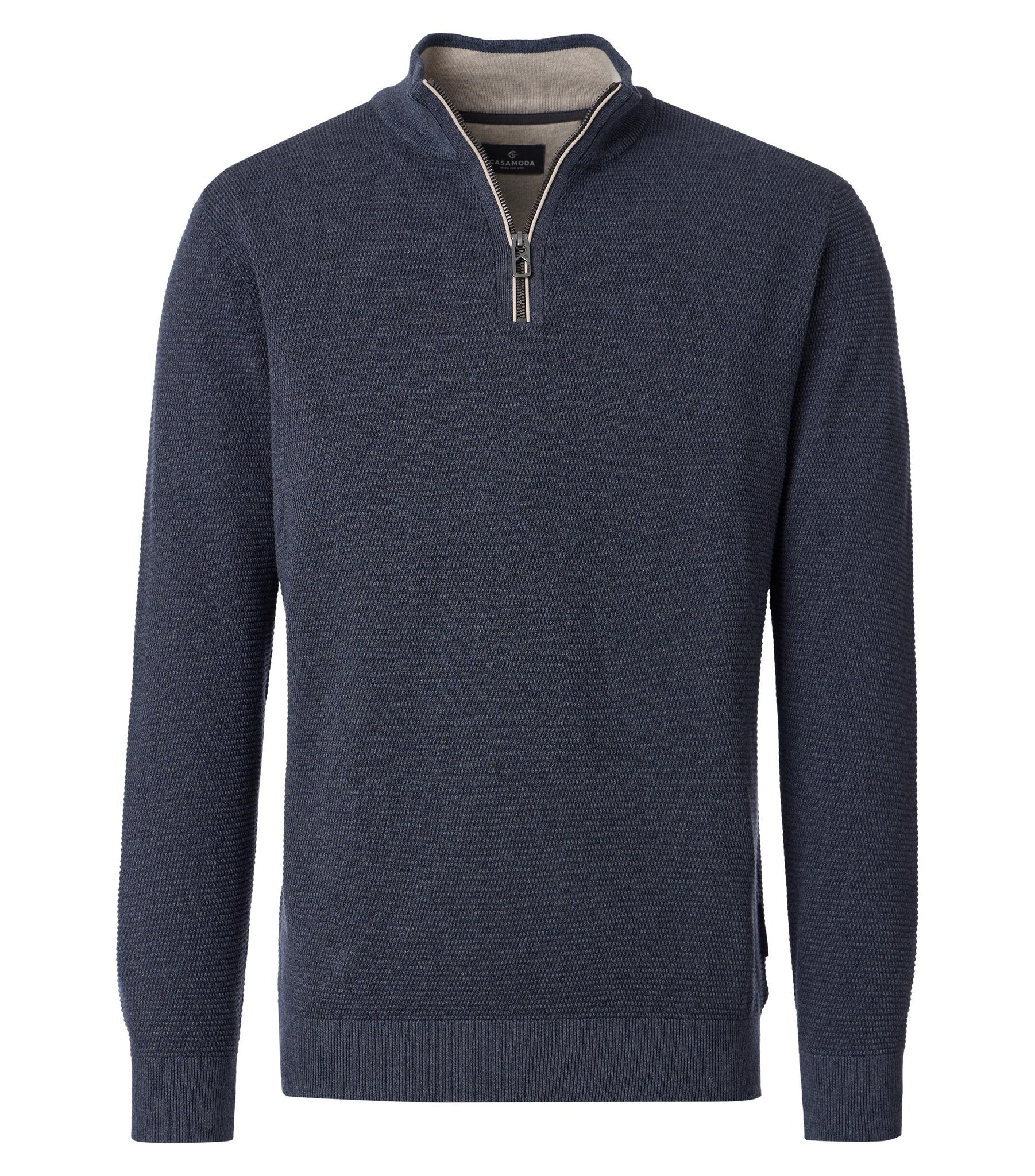 Casa Moda Herren Pullover  Blau
