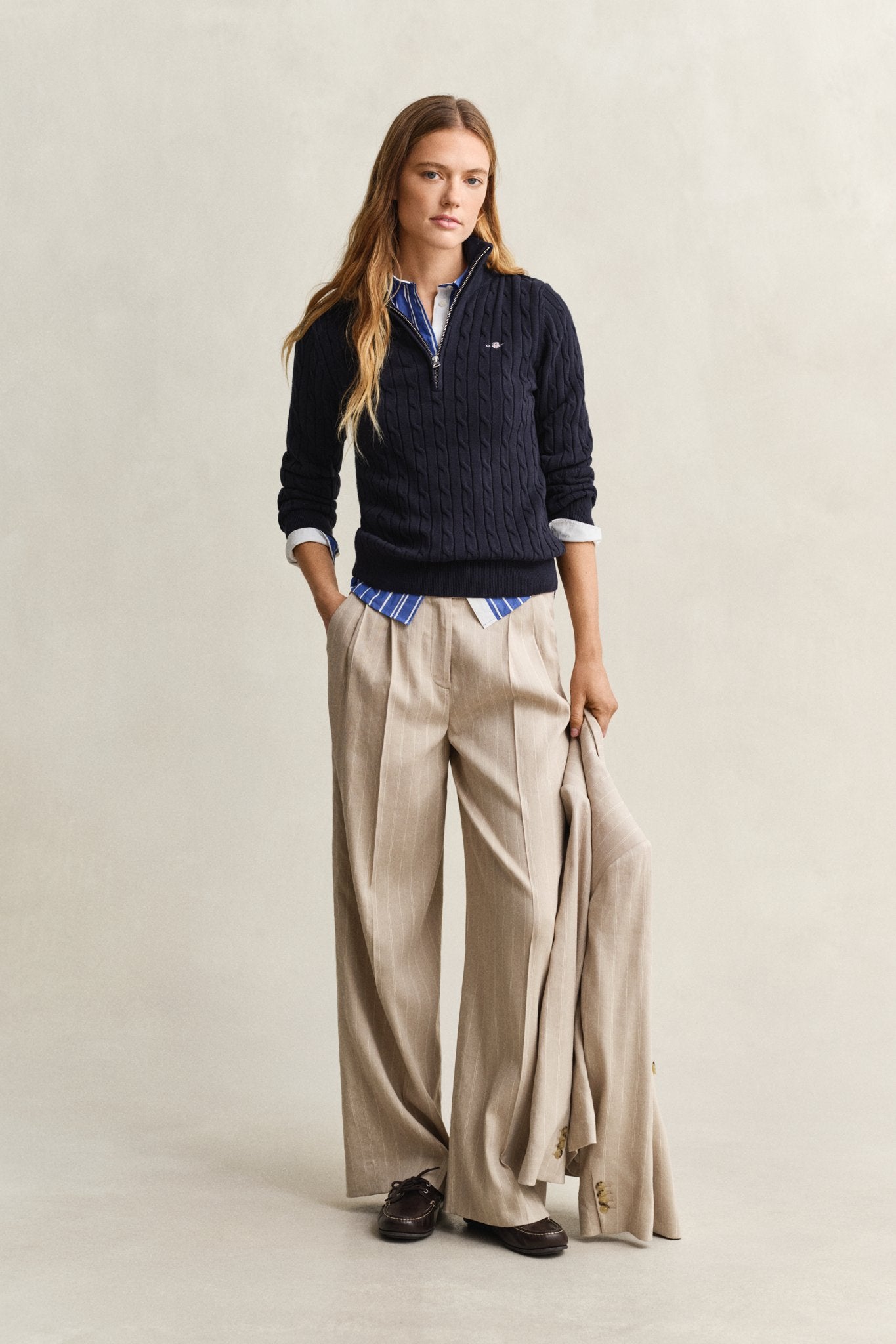 Gant Damen Sweatshirts Evening Blu