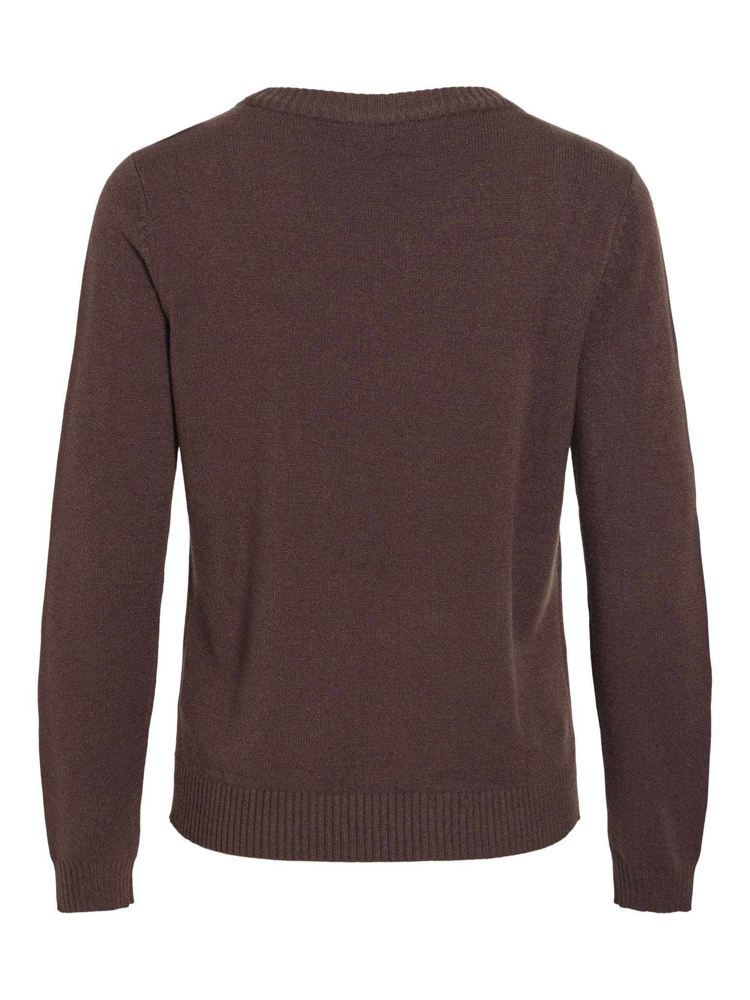 Vila Damen Pullover Coffee Bean