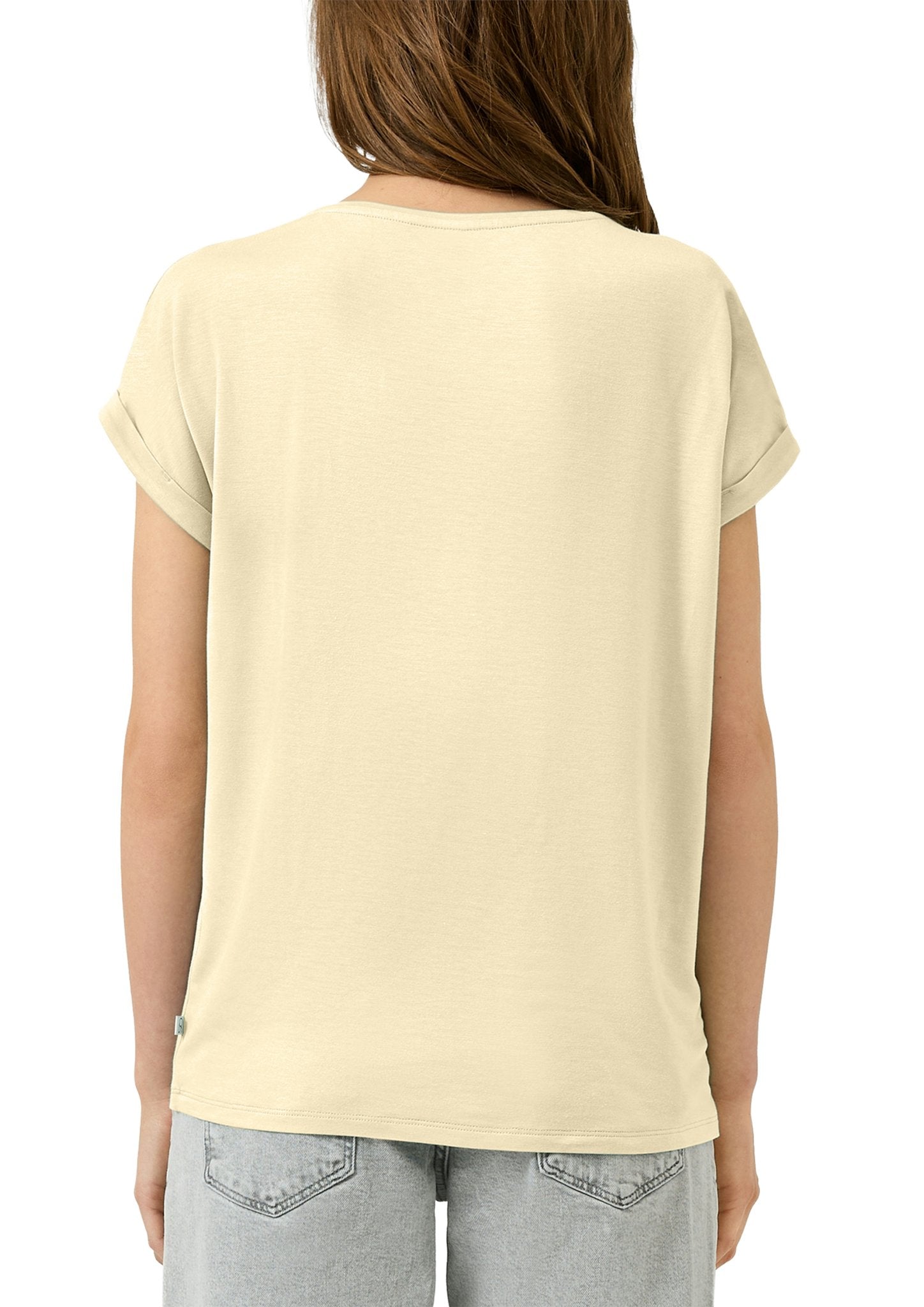 QS by S.Oliver Damen T-Shirts Yellow
