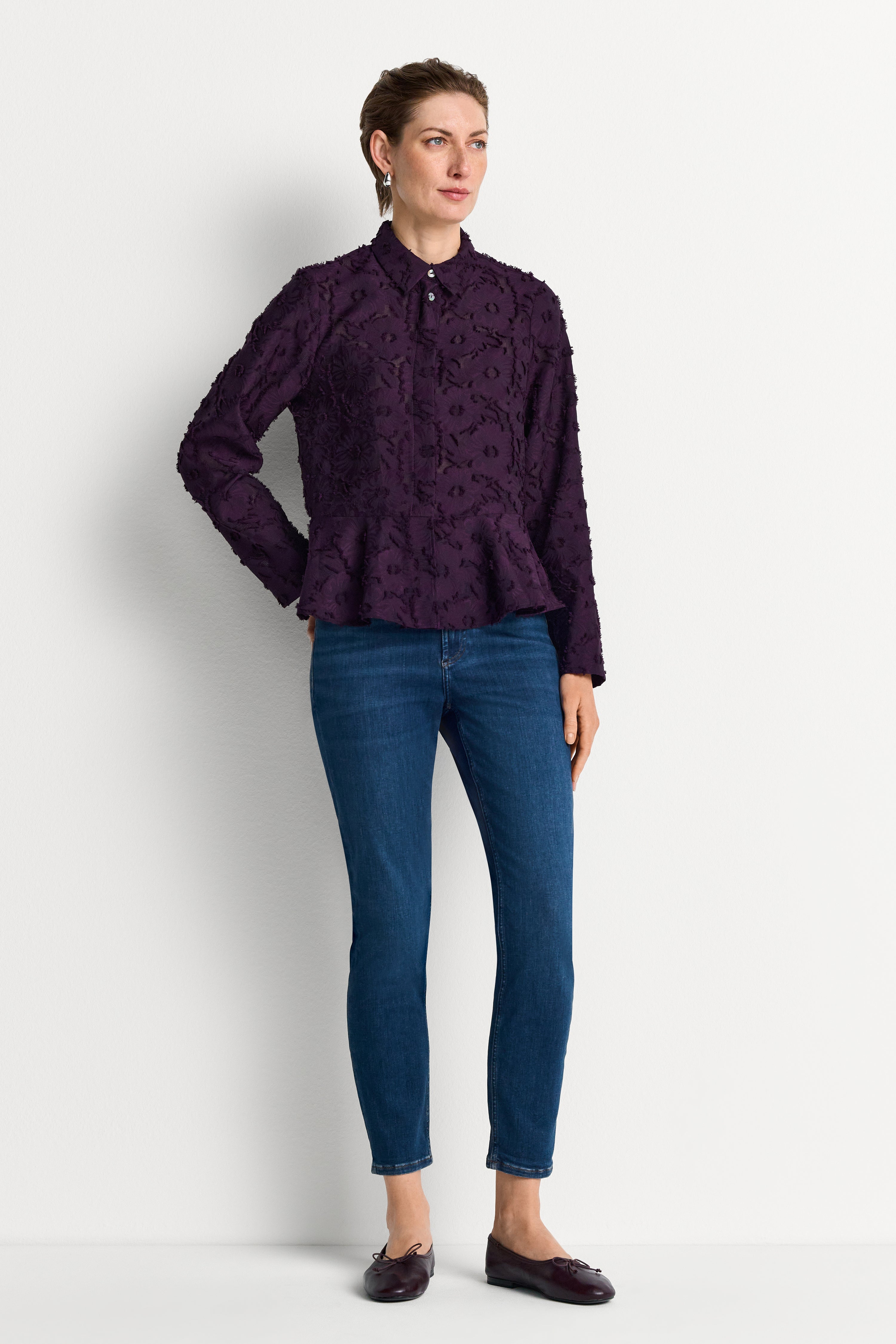 Rich & Royal Damen Blusen Mulberry