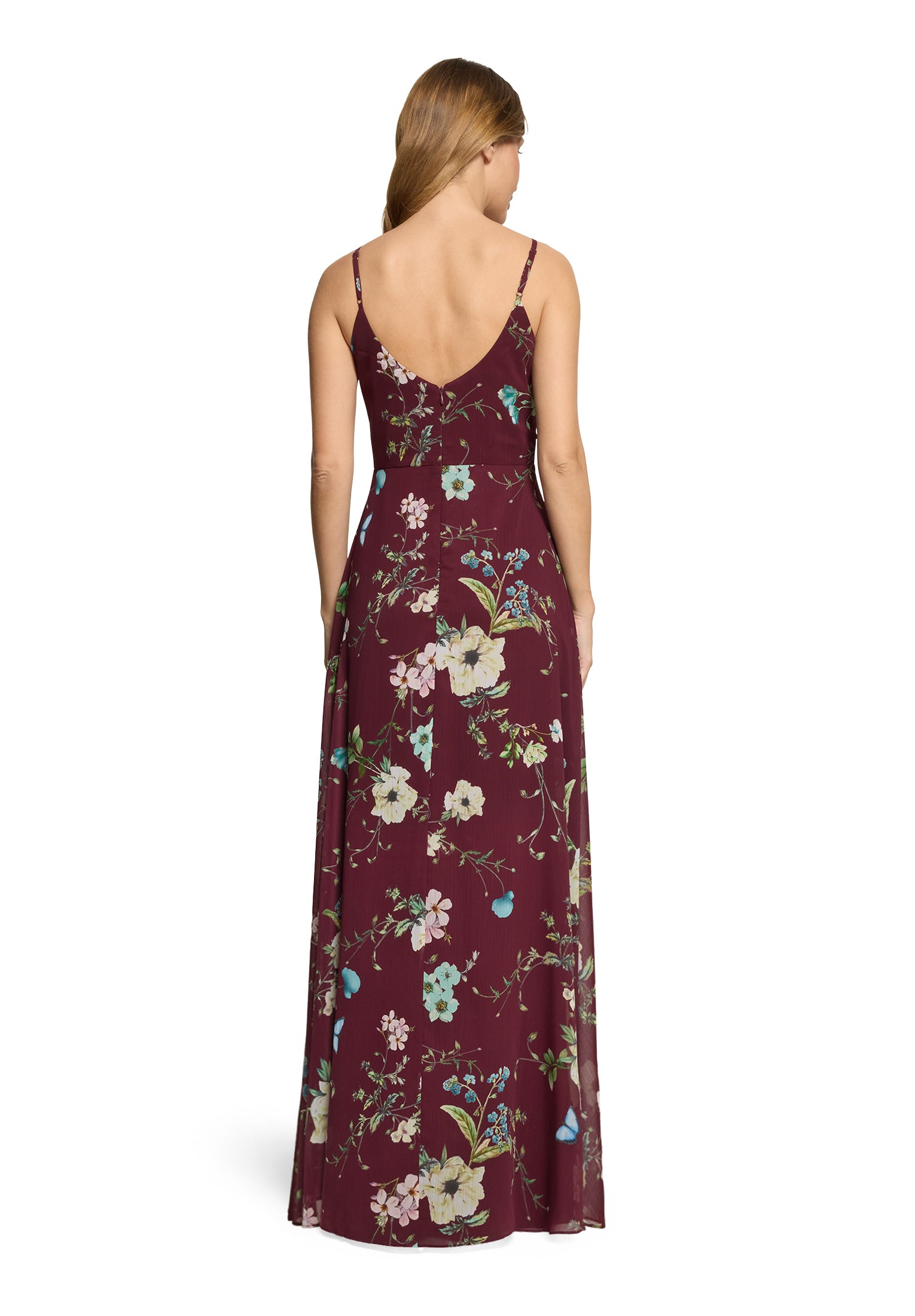 Vera Mont Damen Kleider Dark Red/Green
