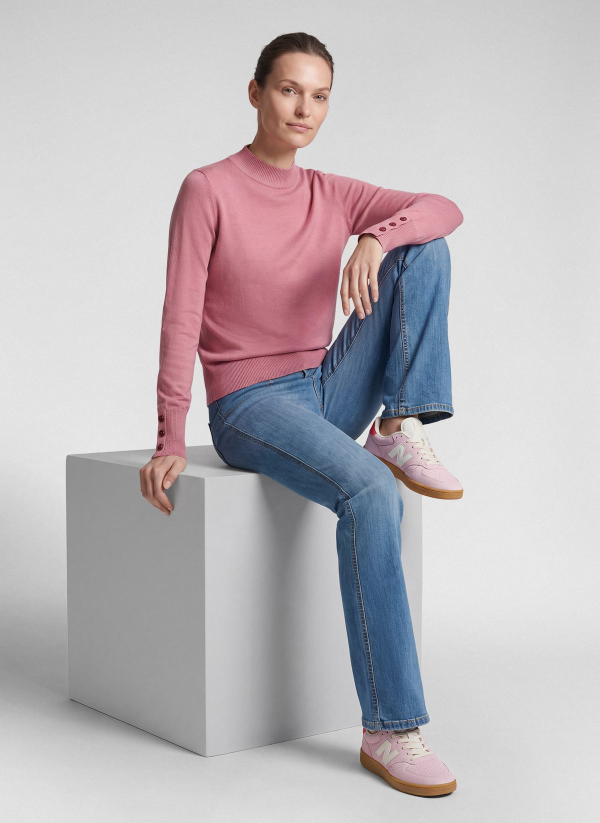 Rabe Damen Pullover Malve